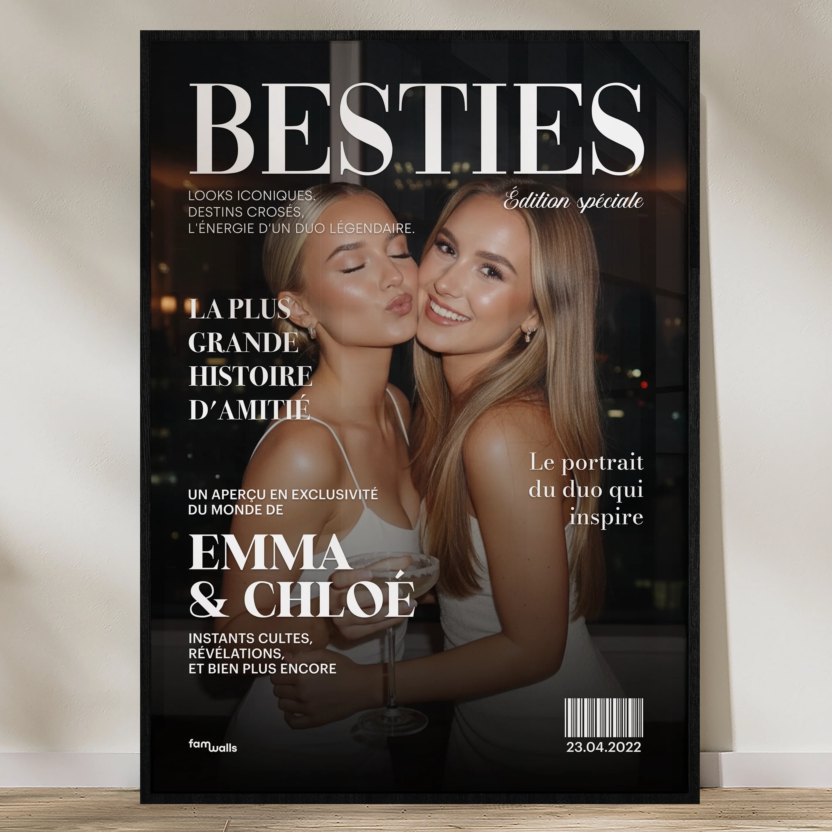 Poster Personnalisé « Besties » Style Magazine - Image 10