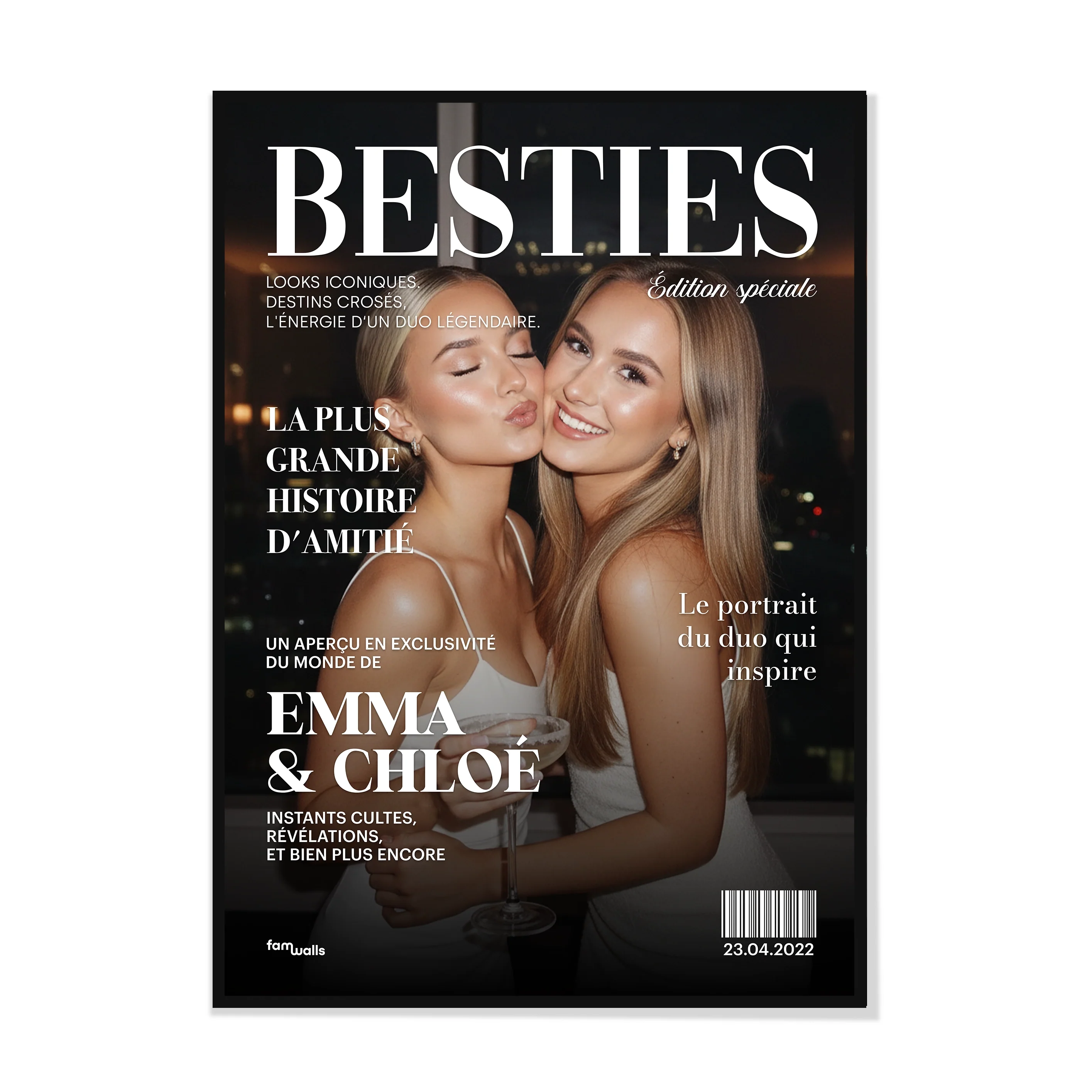 Poster Personnalisé « Besties » Style Magazine - Image 19
