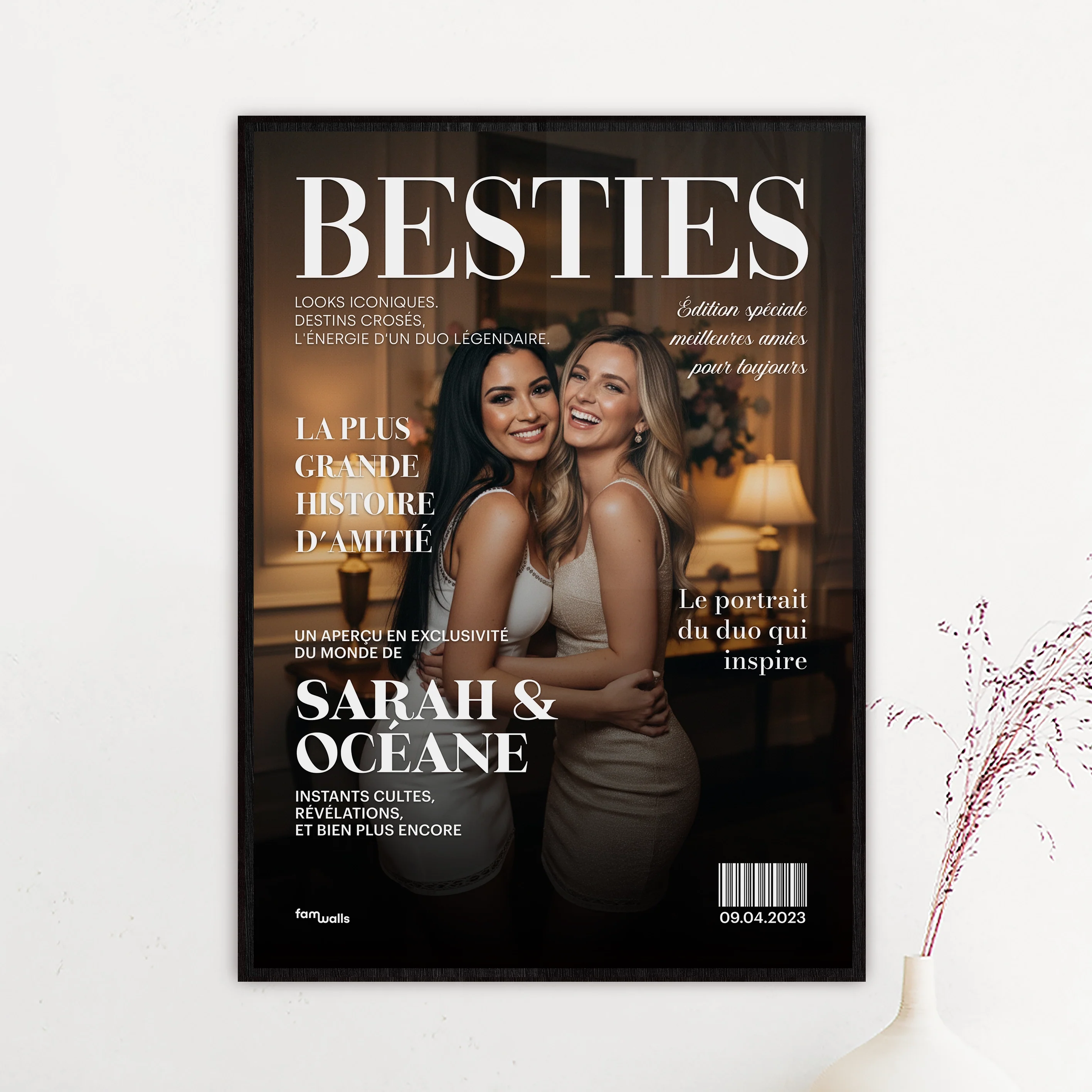 Poster Personnalisé « Besties » Style Magazine - Image 20