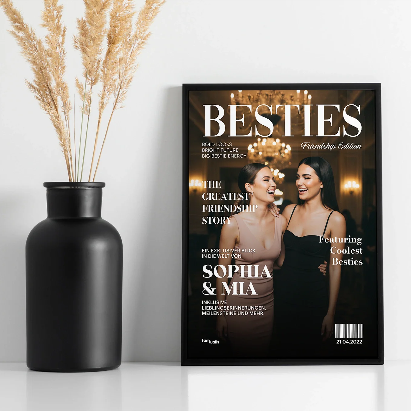 Poster Personnalisé « Besties » Style Magazine - Image 5