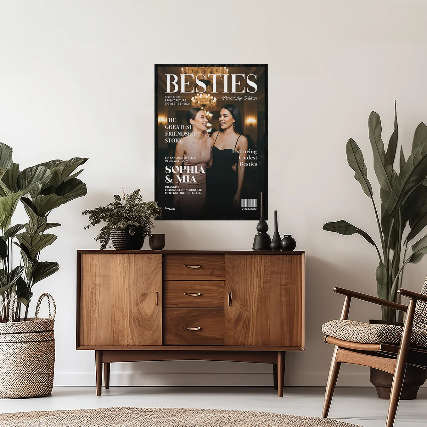 Poster Personnalisé « Besties » Style Magazine - Image 7