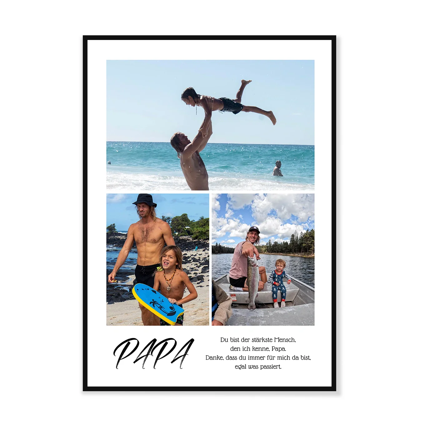 Affiche personnalisée « Collage photo papa » - Image 9