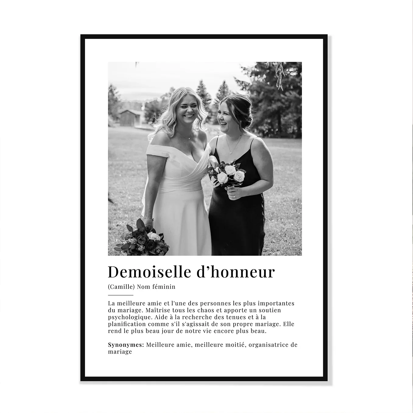 Affiche photo « Définition d'une demoiselle d’honneur » - Image 18