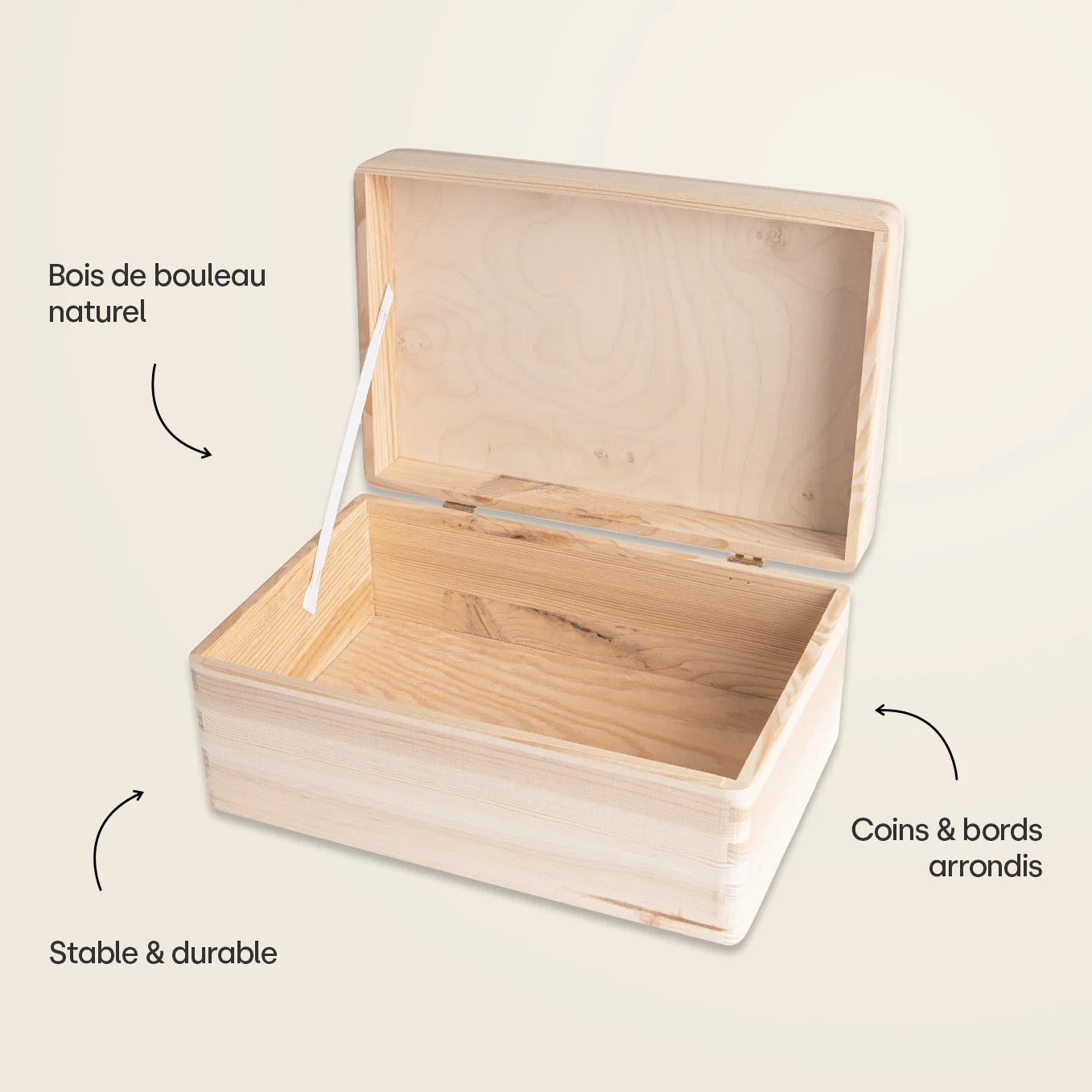 Boîte à souvenirs personnalisée avec gravure « Nom » - Image 11