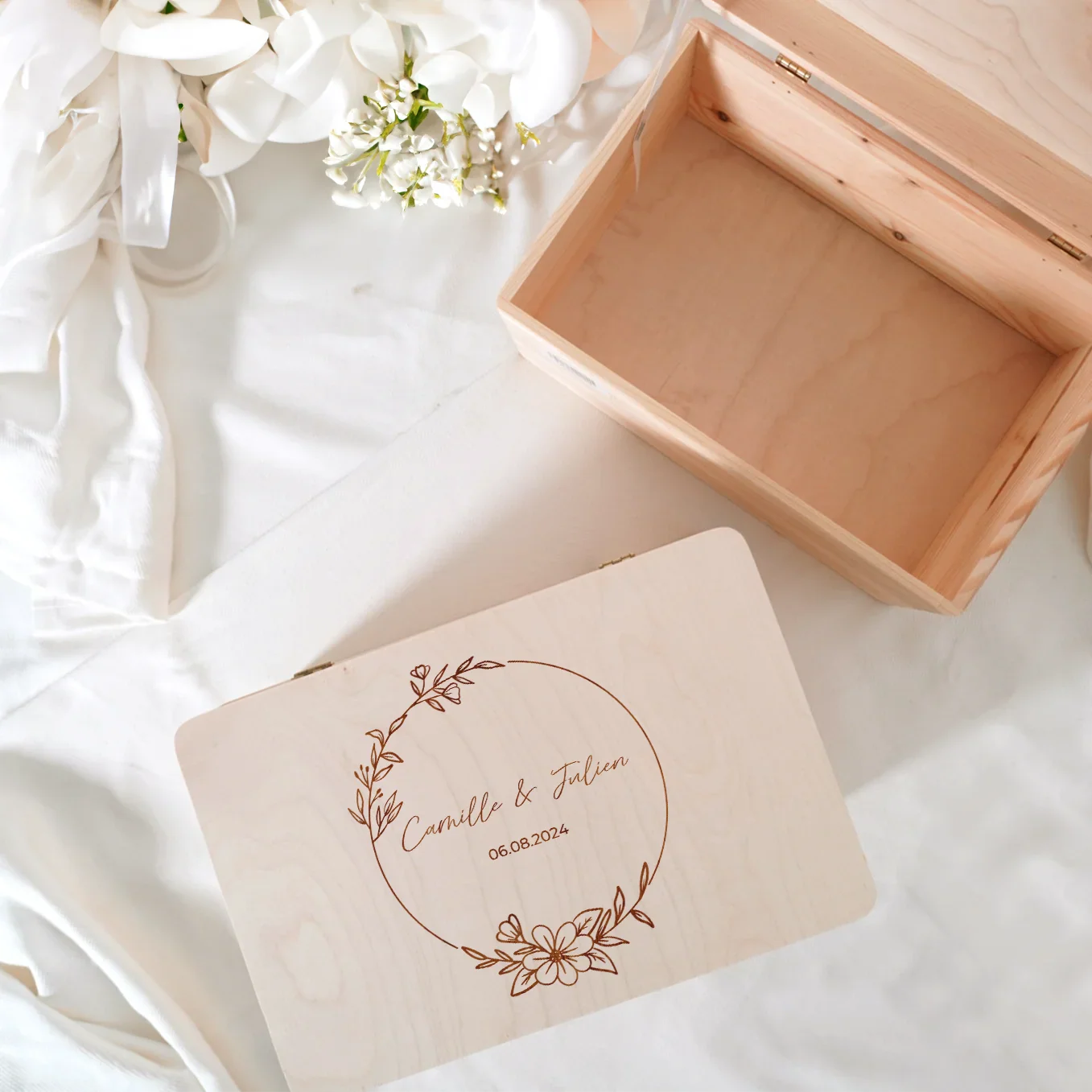 Boîte à souvenirs personnalisée « Mariage » - Image 10