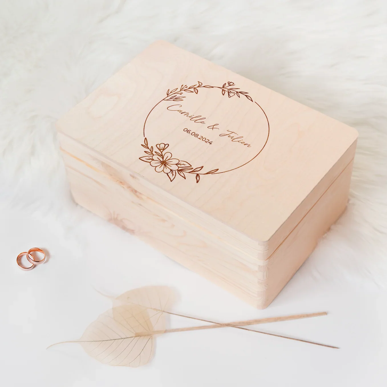 Boîte à souvenirs personnalisée « Mariage » - Image 13
