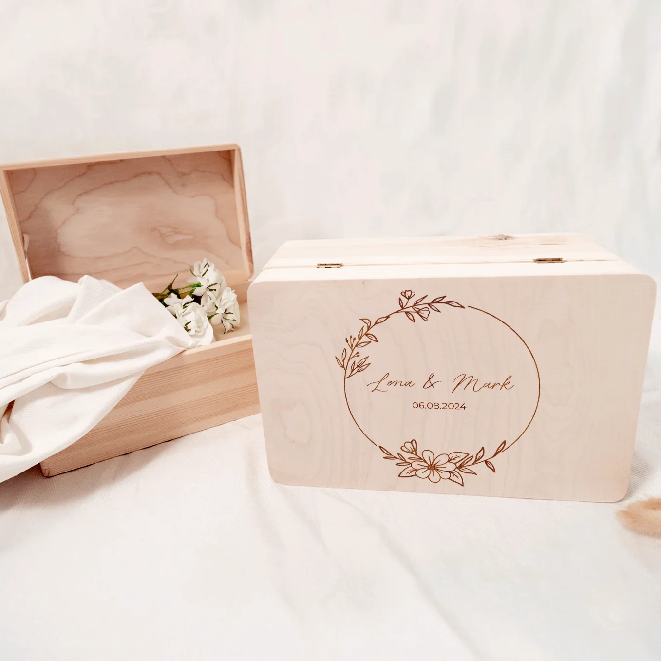 Boîte à souvenirs personnalisée « Mariage » - Image 3