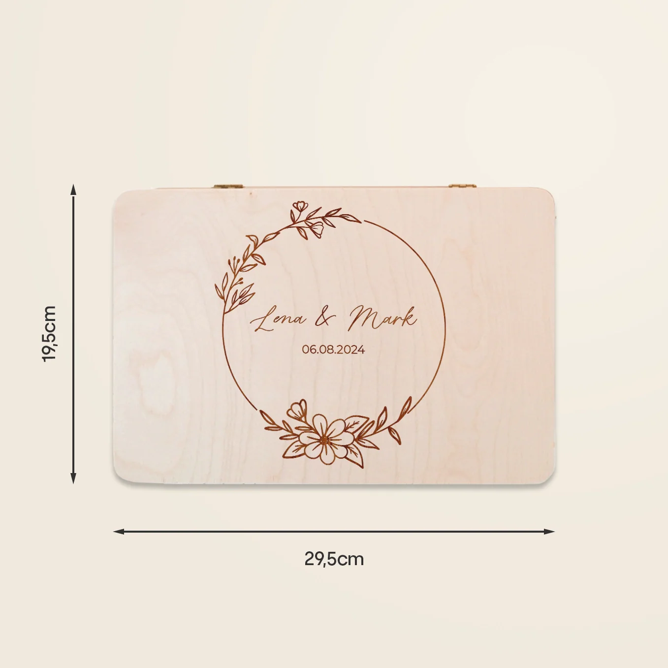 Boîte à souvenirs personnalisée « Mariage » - Image 6