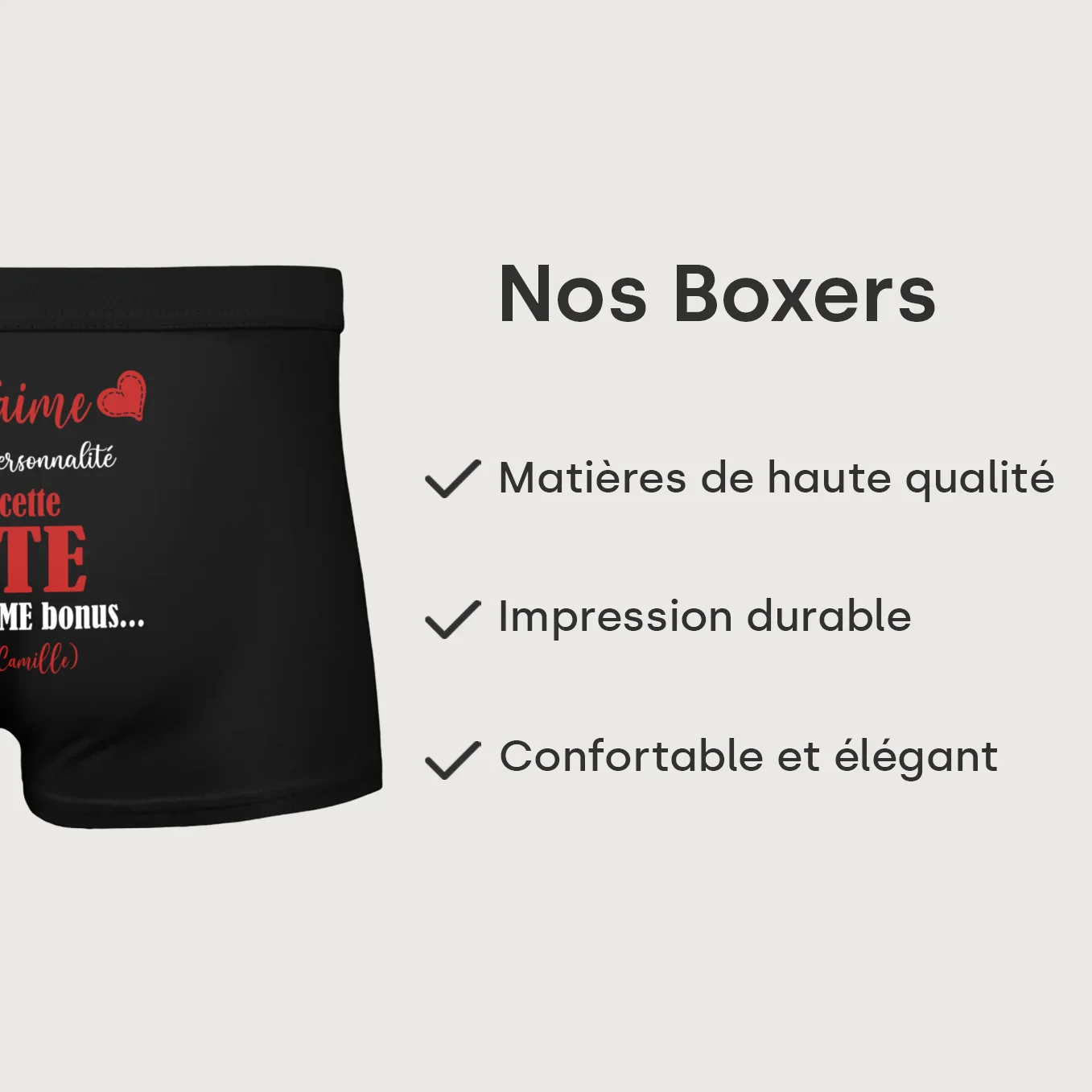 Boxer personnalisé "Enorme Bonus" - Image 7