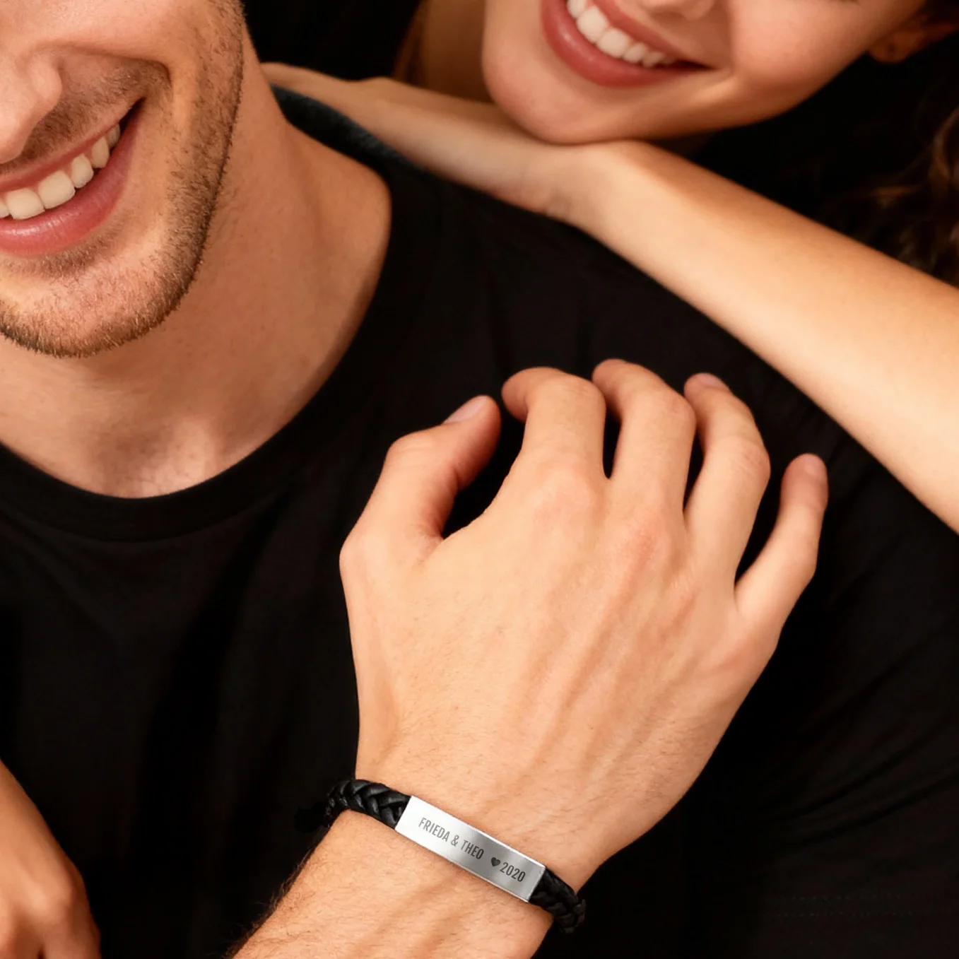 Bracelet en cuir personnalisé « Partenaire » - Image 5