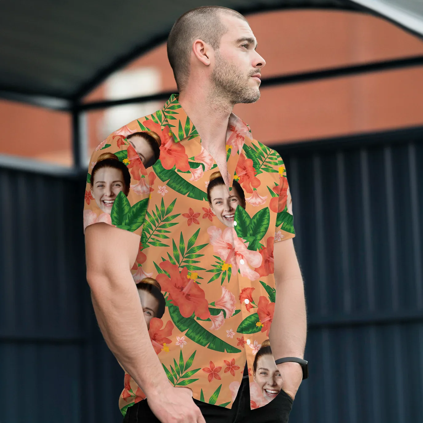 Chemise hawaïenne personnalisée « Photo » - Image 5