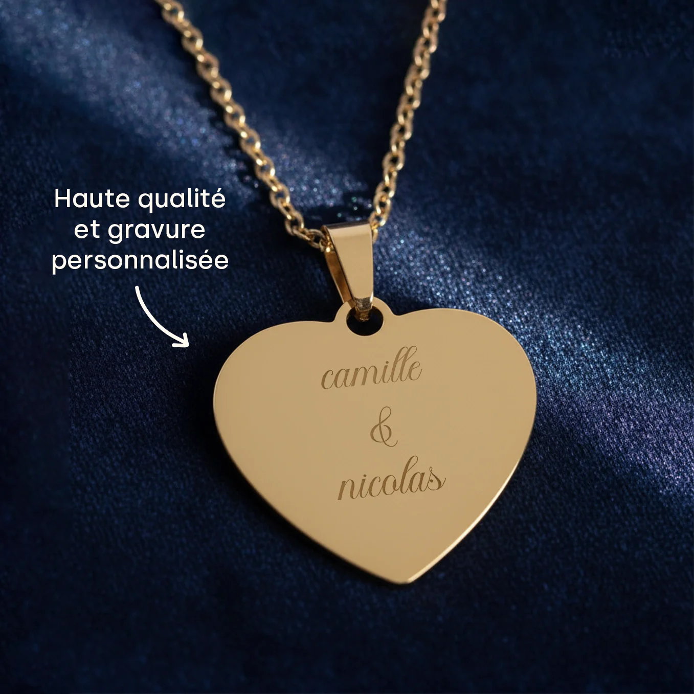 Collier personnalisé cœur « Love » - Image 15