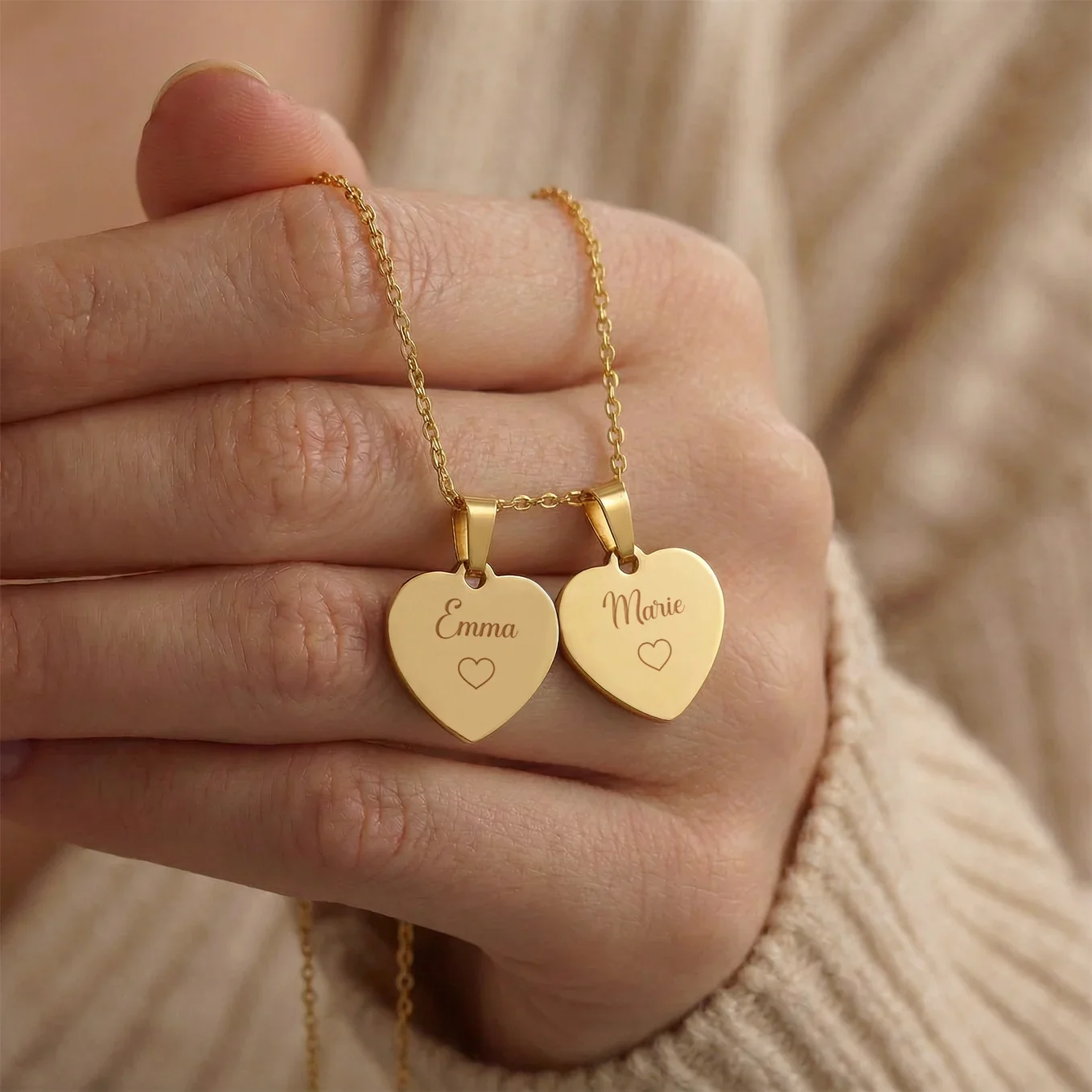 Collier personnalisé cœur "Maman" - Image 10