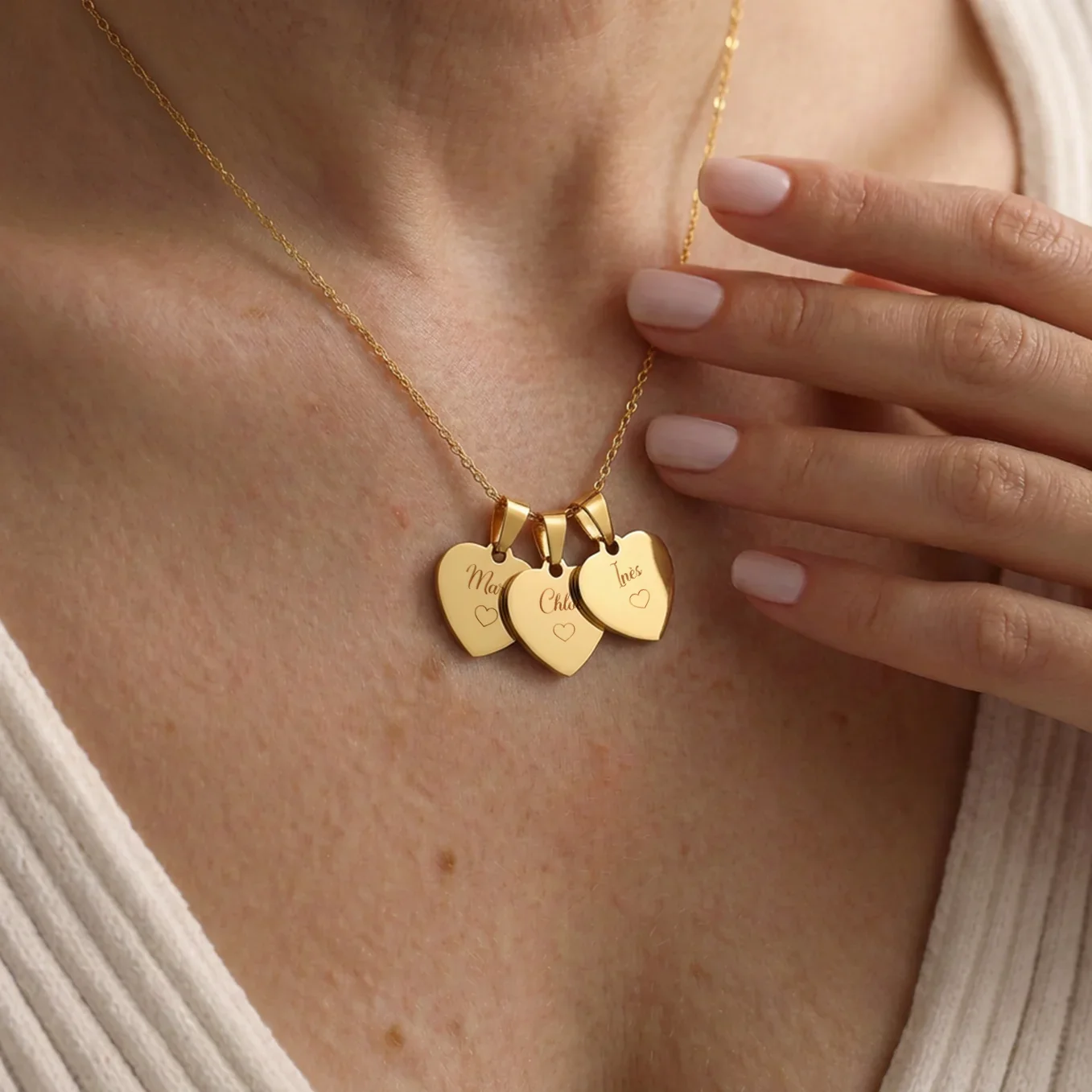 Collier personnalisé cœur "Maman" - Image 3