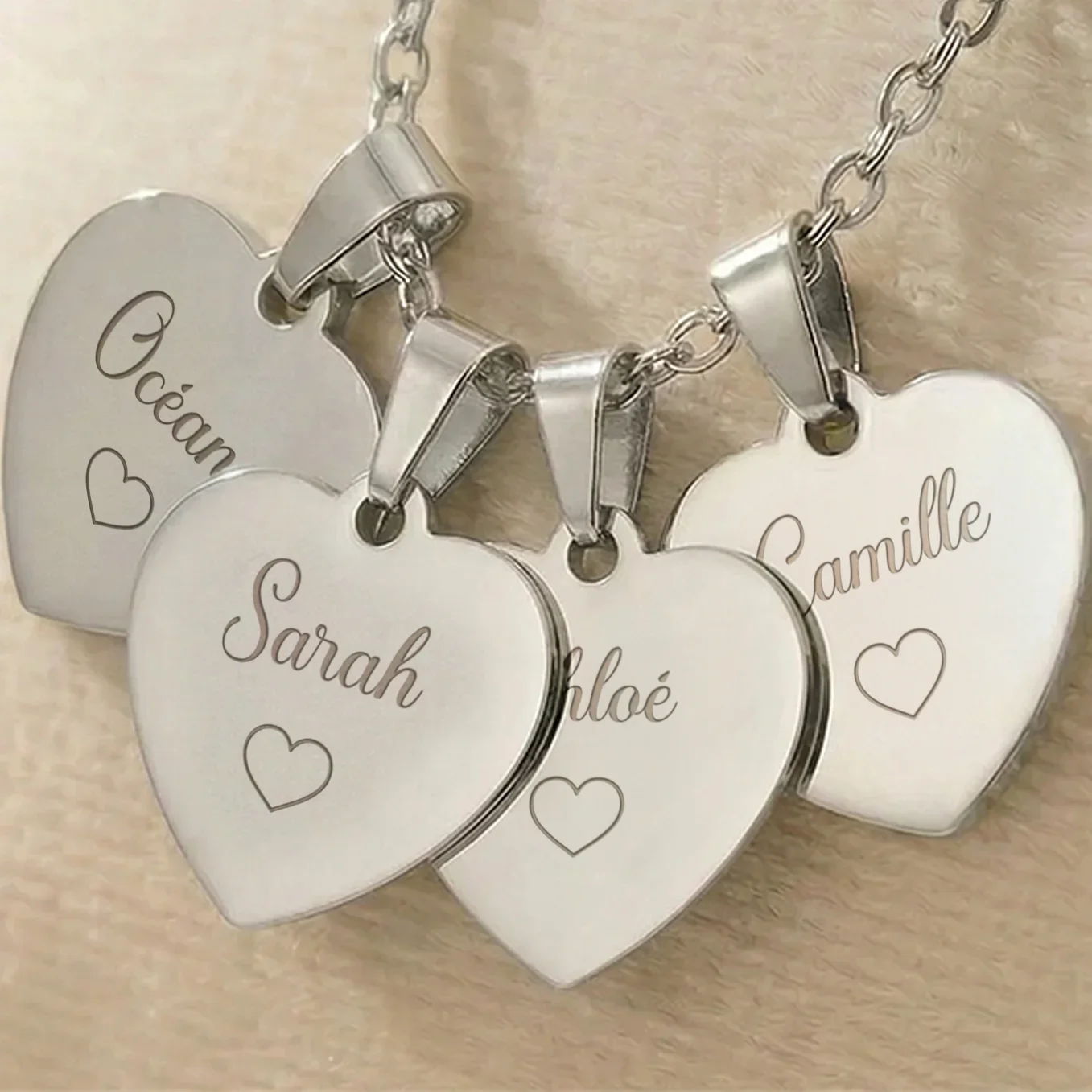 Collier personnalisé cœur "Maman" - Image 7