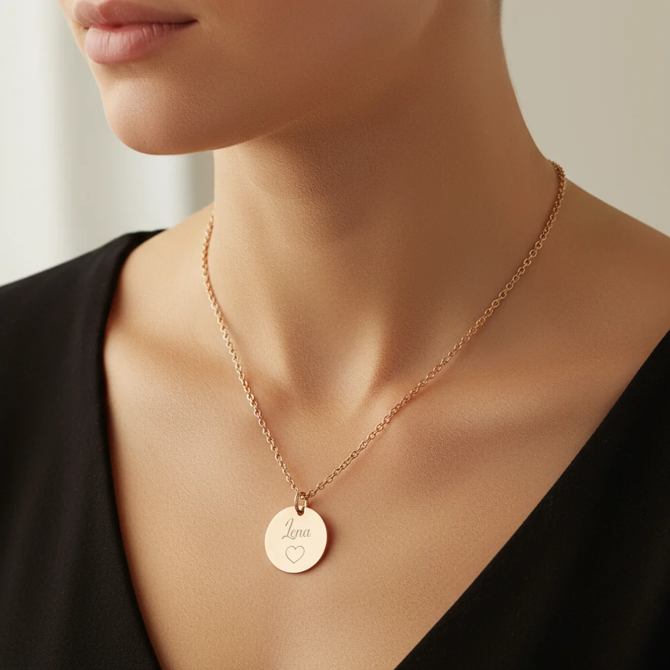 Collier personnalisé avec gravure « Besties » - Image 6