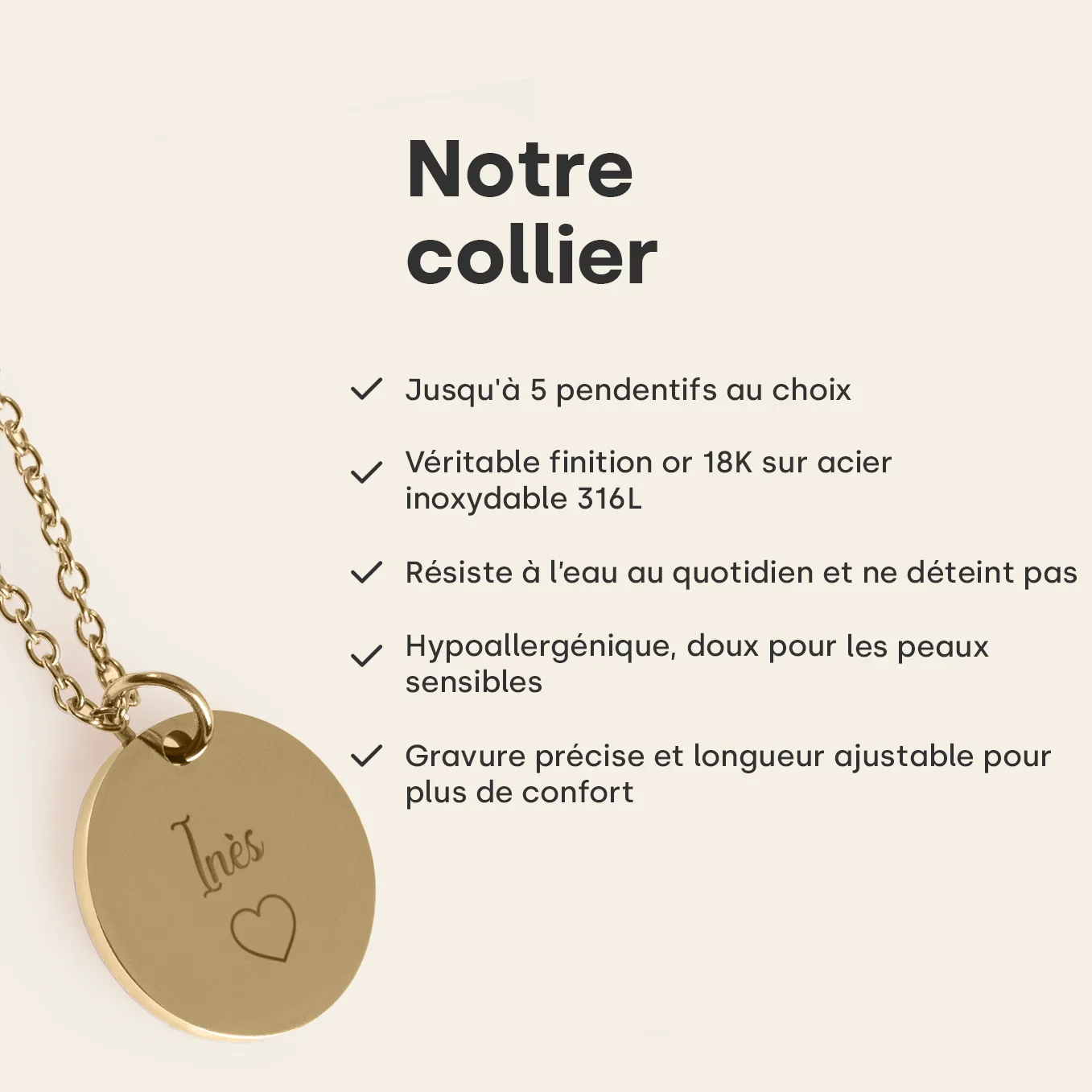 Collier personnalisé "Maman avec prénoms" - Image 13