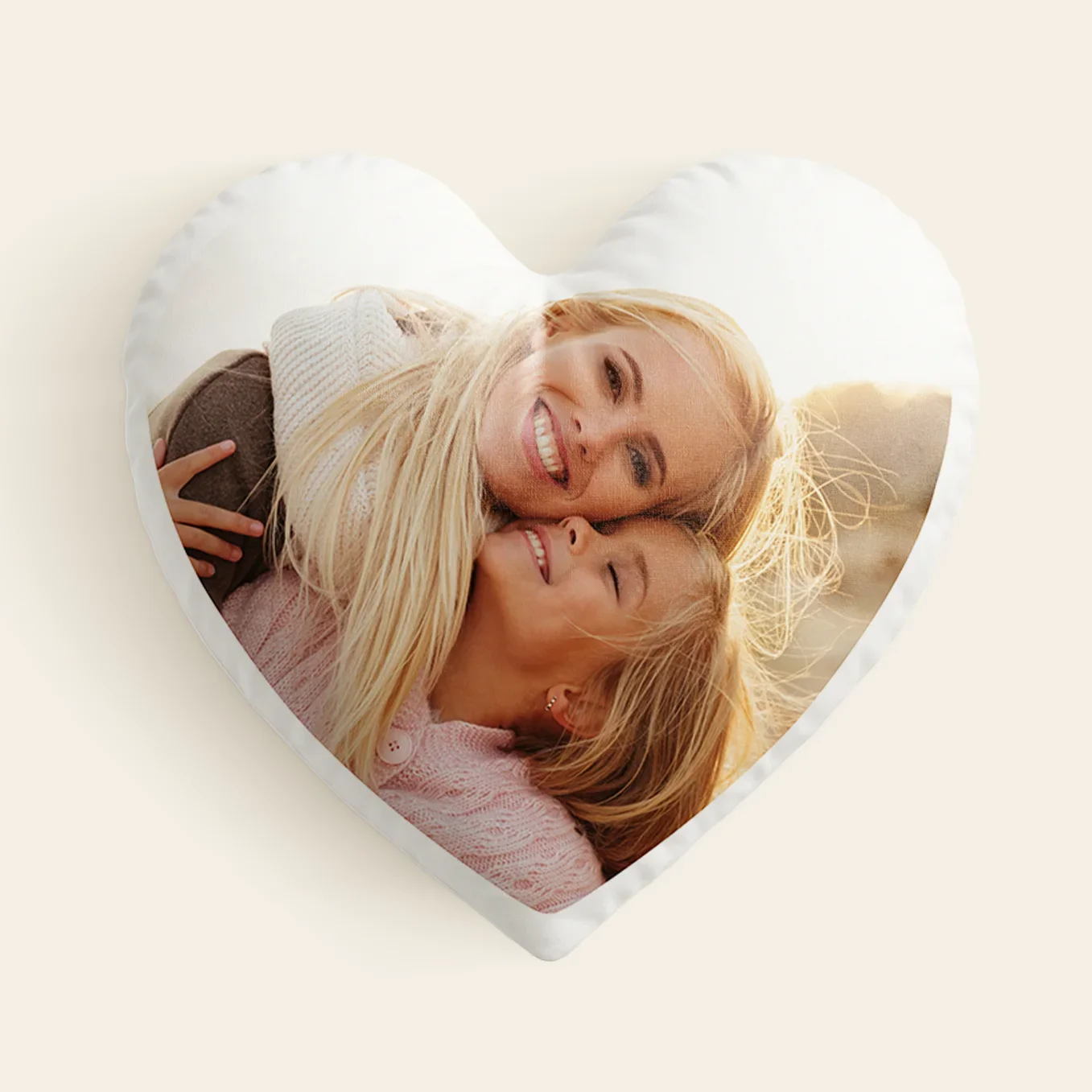 Coussin cœur personnalisé pour maman « Photo » - Image 7