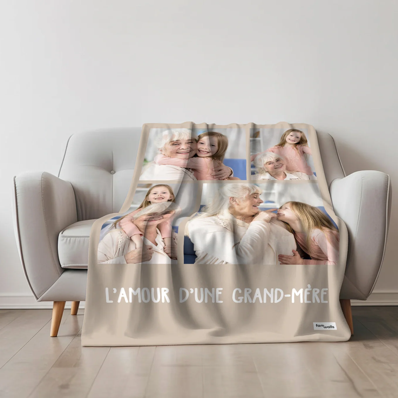 Plaid Photo Personnalisé « Grand-mère » - Image 10