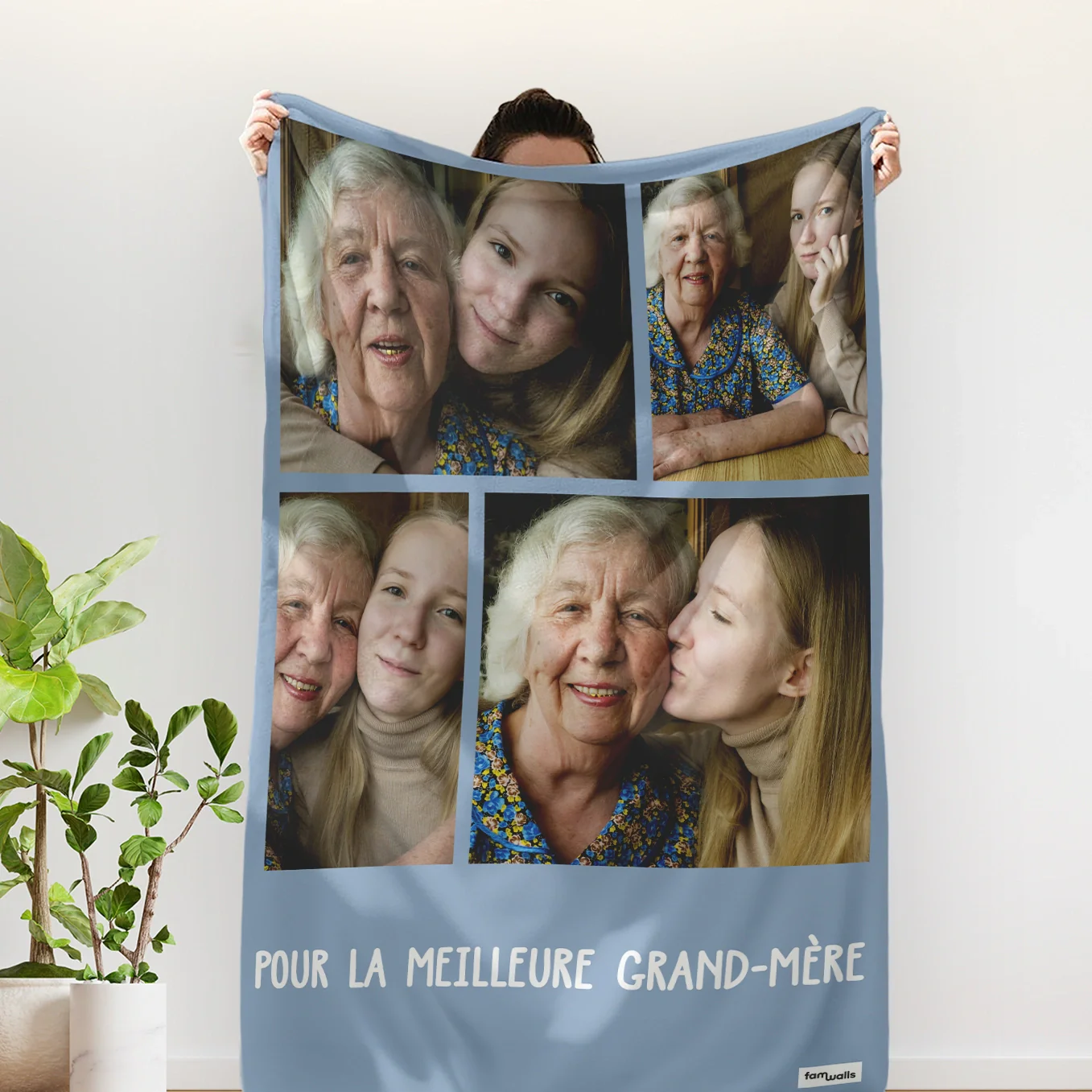 Plaid Photo Personnalisé « Grand-mère » - Image 13