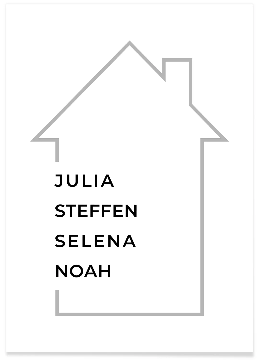 Affiche "Maison familiale" - Image 2