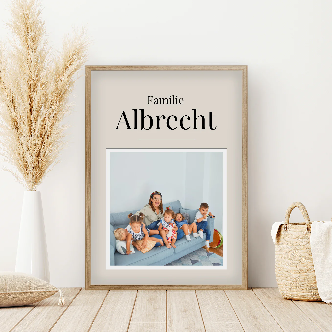 Affiche photo « Magazine de famille »