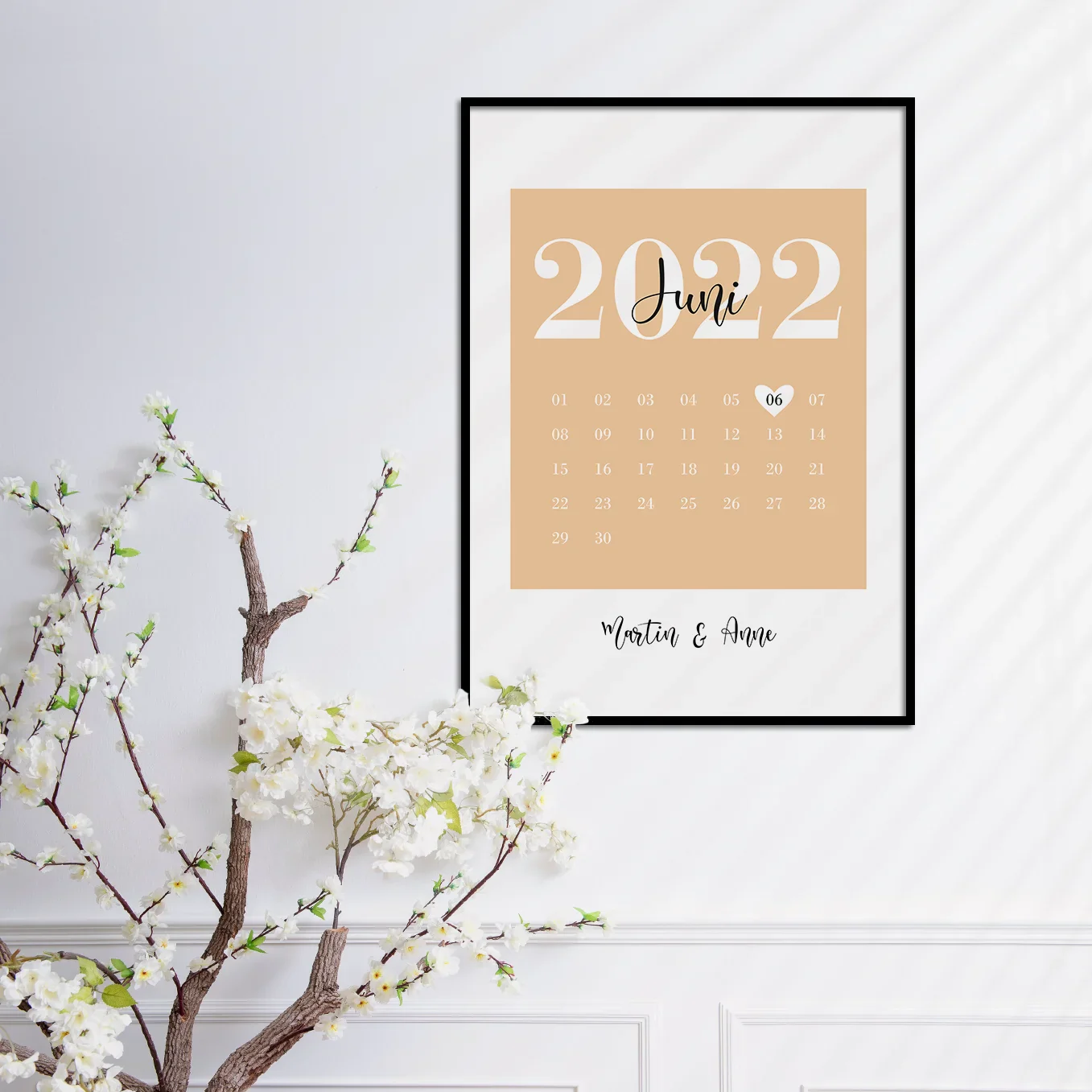 Affiche de mariage personnalisée "Notre date spéciale" - Image 3