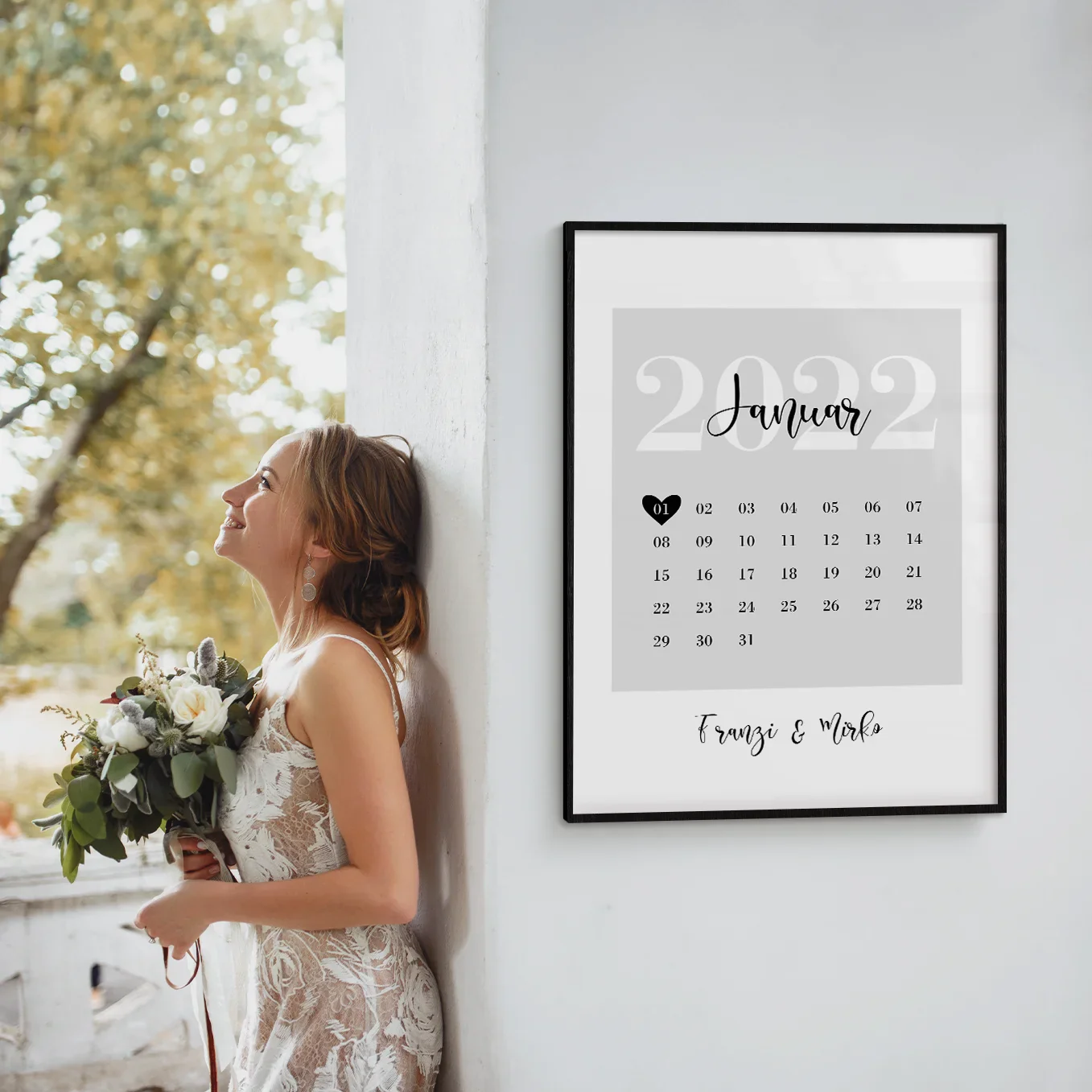 Affiche de mariage personnalisée "Notre date spéciale" - Image 6