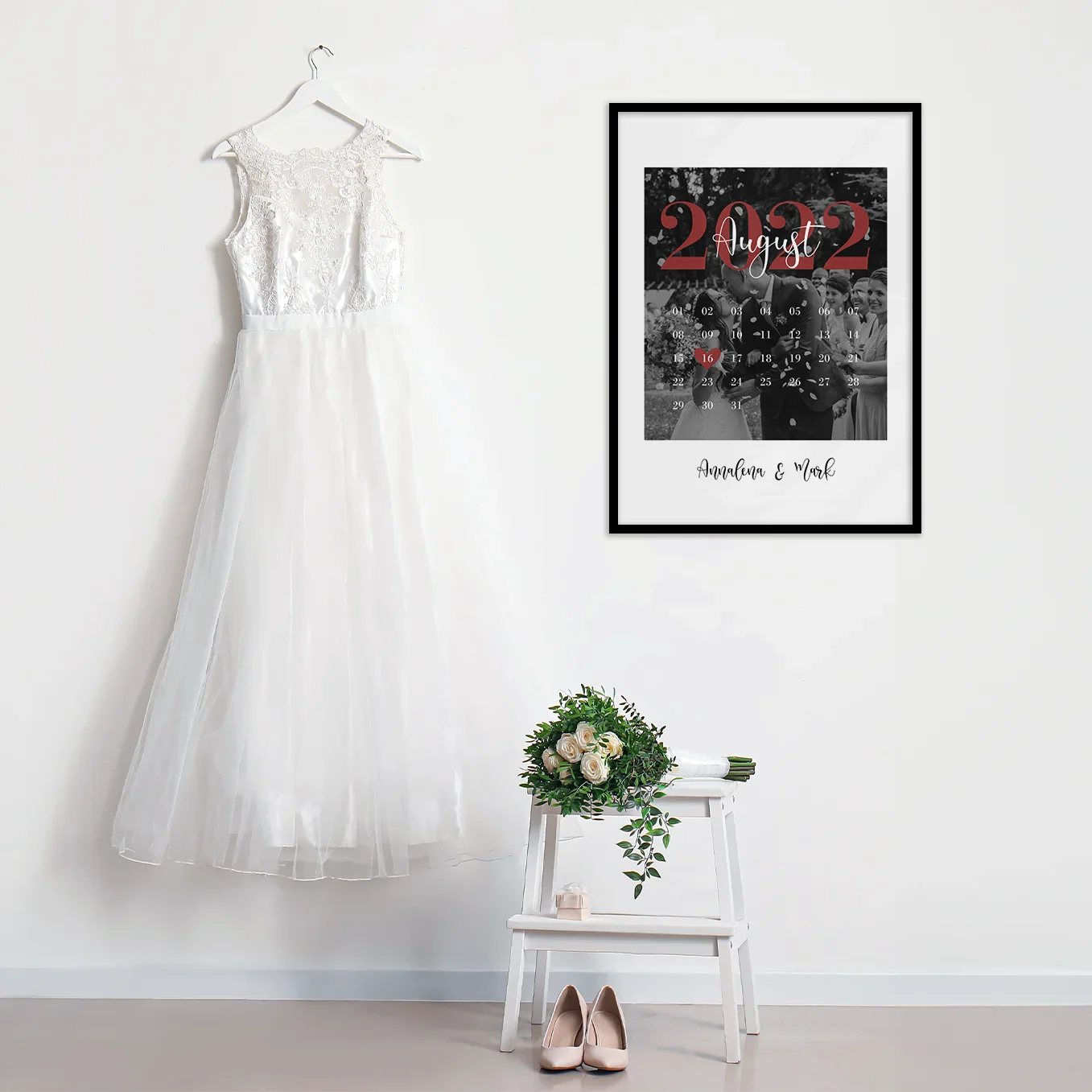 Affiche de mariage personnalisée "Notre date spéciale" - Image 7