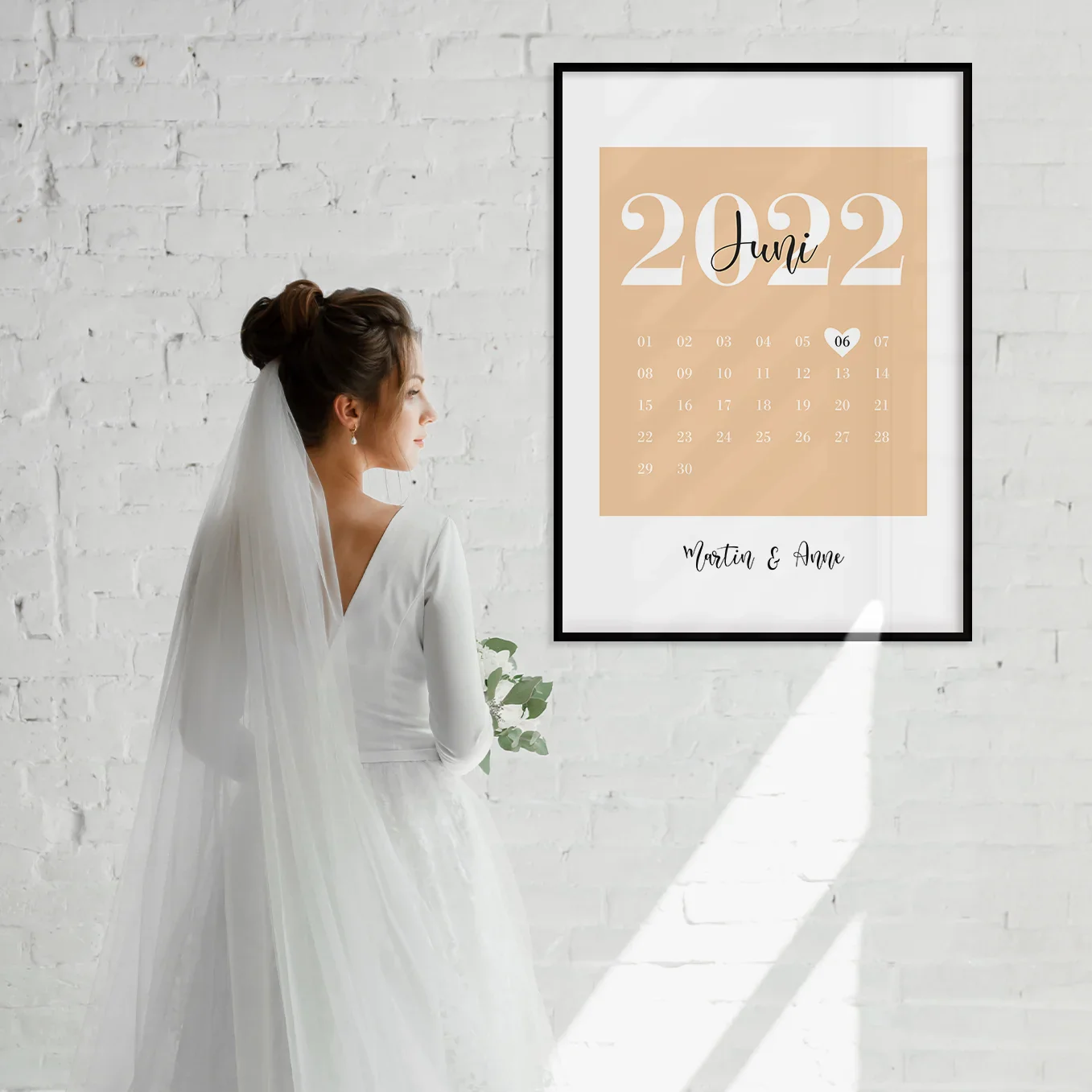 Affiche de mariage personnalisée "Notre date spéciale" - Image 8