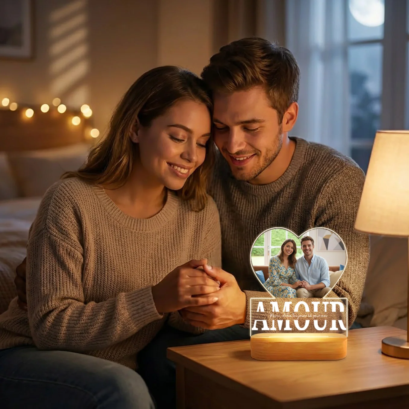Lampe Acrylique « Amour » avec Photo Personnalisée  - Image 13