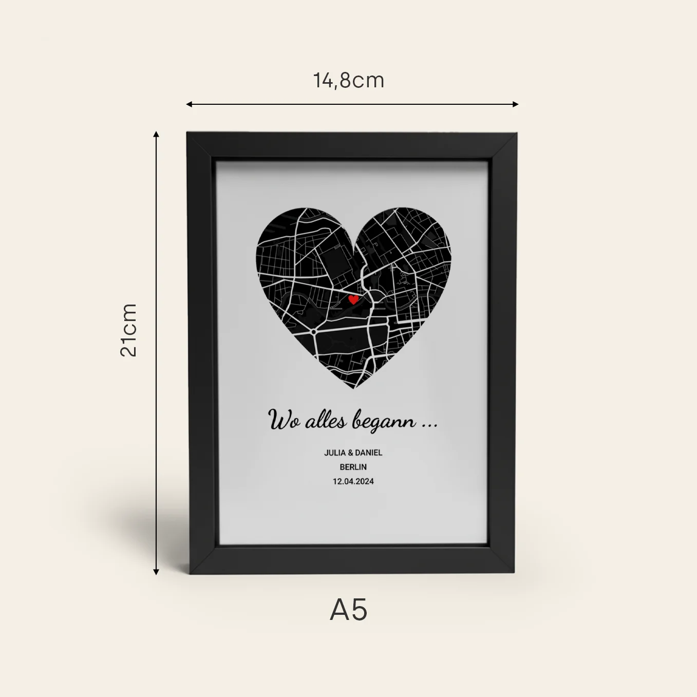 LED Bilderrahmen mit personalisiertem Bild "Wo alles begann" - Image 10