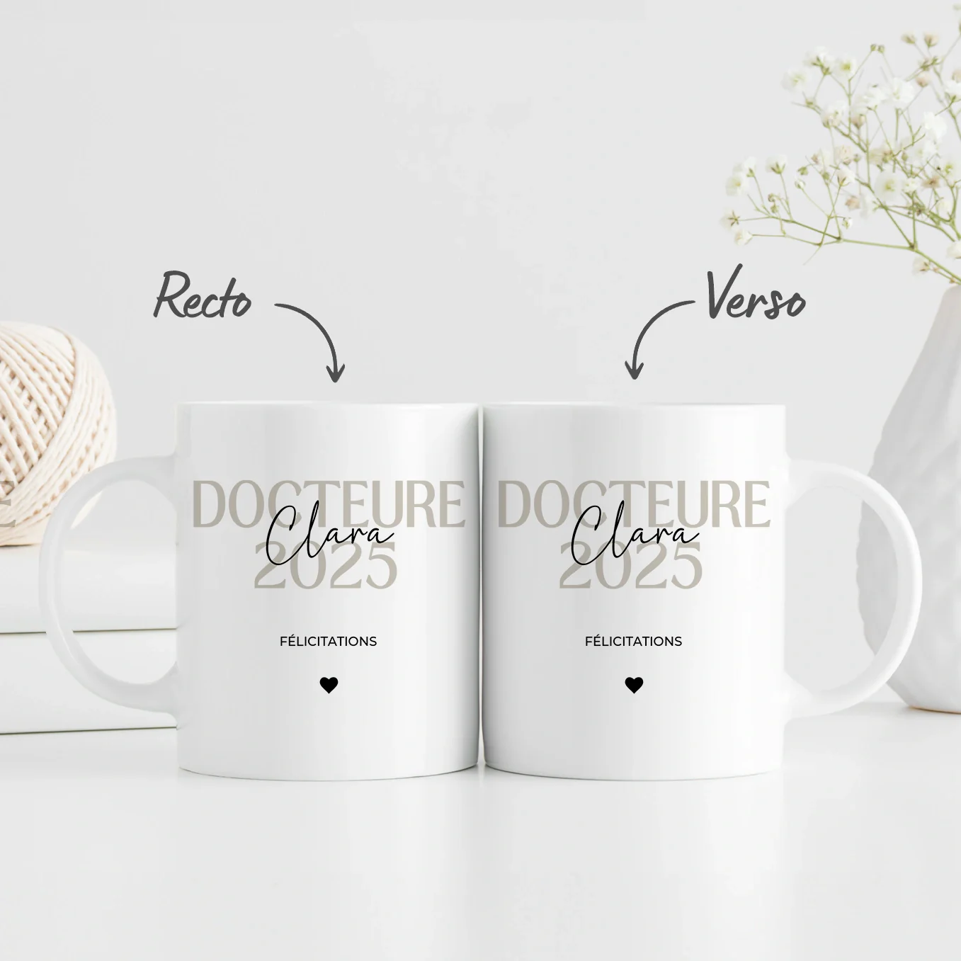 Mug personnalisé « Doctorat » - Image 15