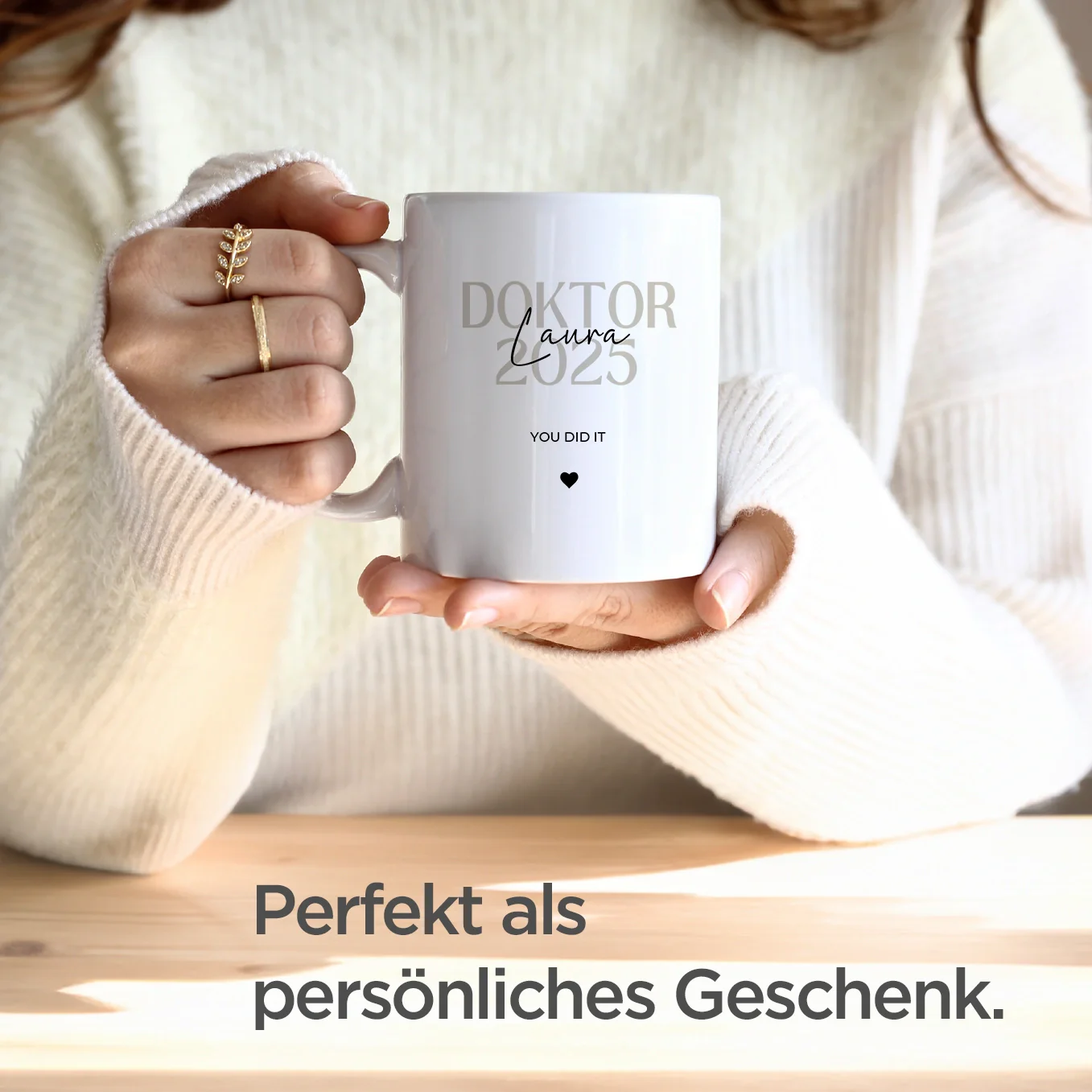 Mug personnalisé « Doctorat » - Image 2