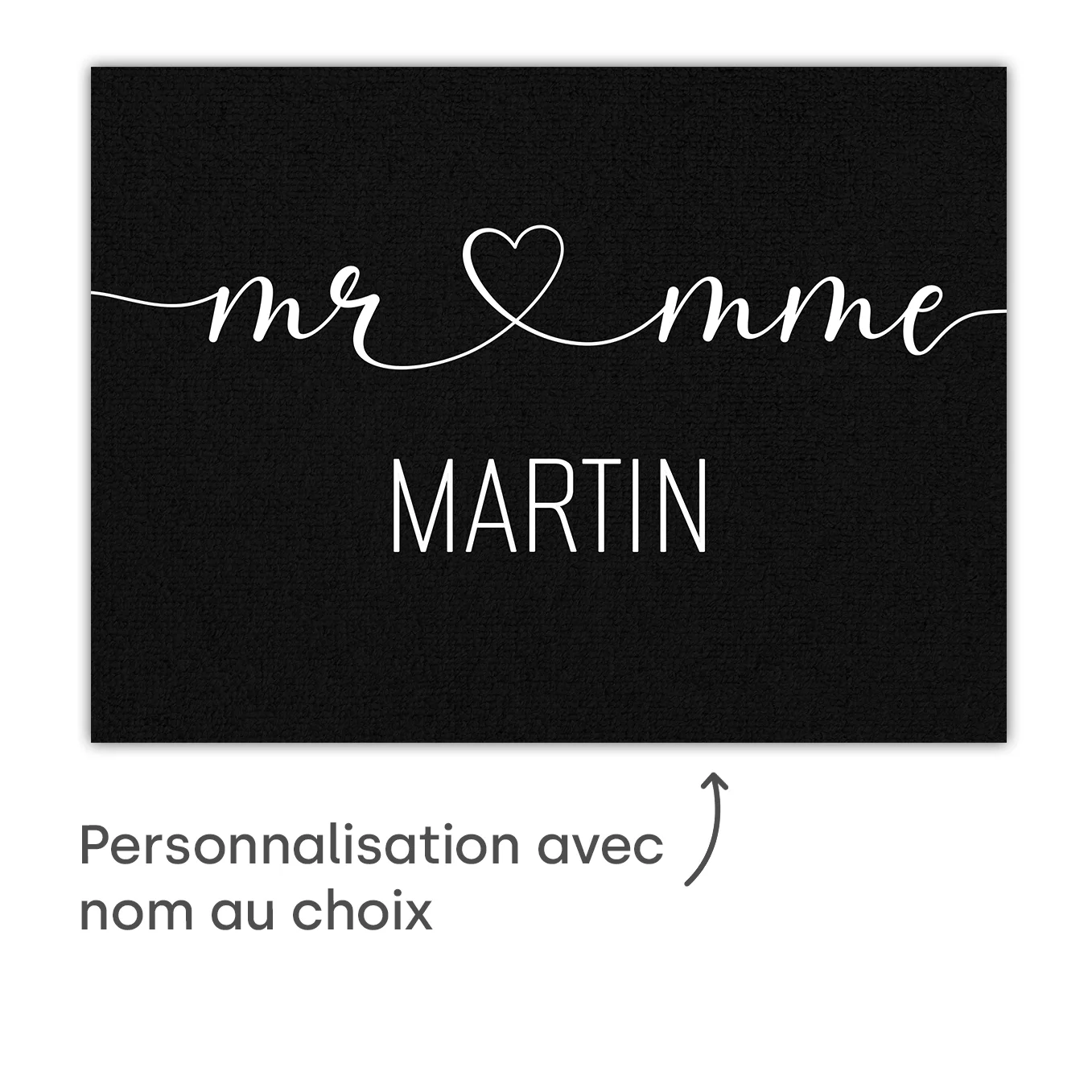 Paillasson personnalisé « M. et Mme » - Image 14