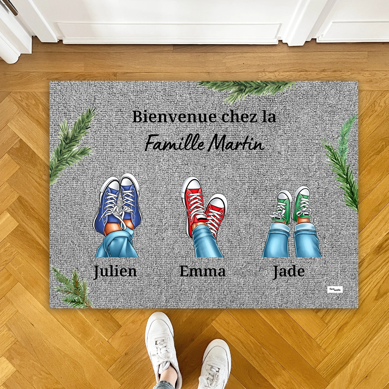 Paillasson personnalisé « Vos Baskets » – Noël - Image 9