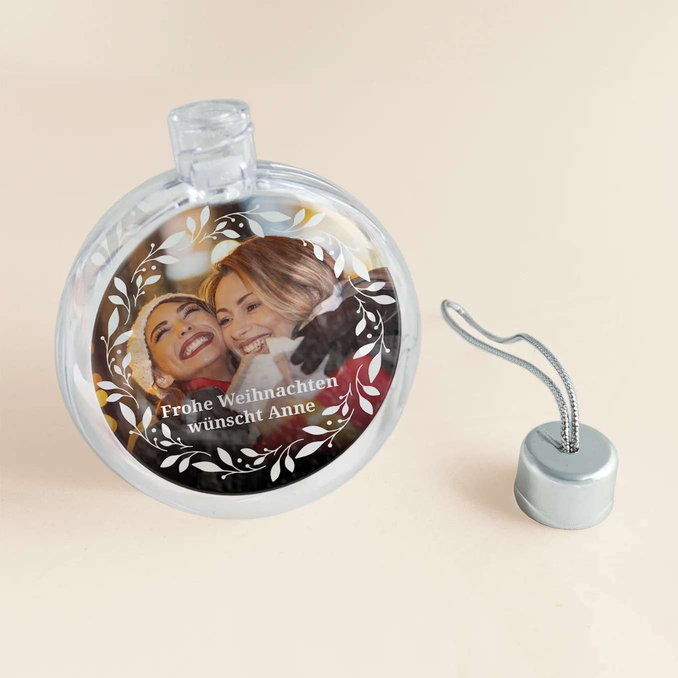 Boule de sapin de Noël personnalisée "Couronne" - Image 2