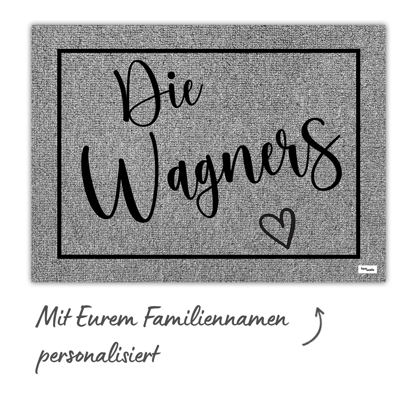 Personalisierte Fußmatte “Familienname” - Image 6