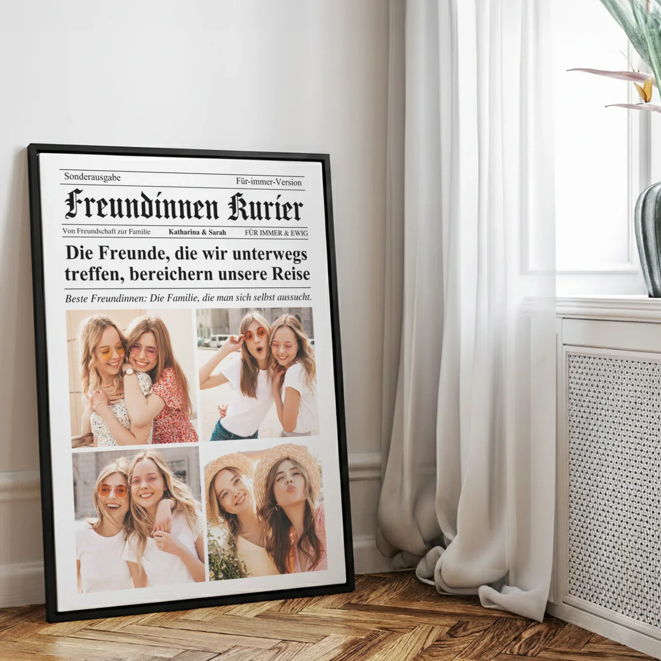 Personalisierte Magazin Leinwand "Besties Times" - Image 2