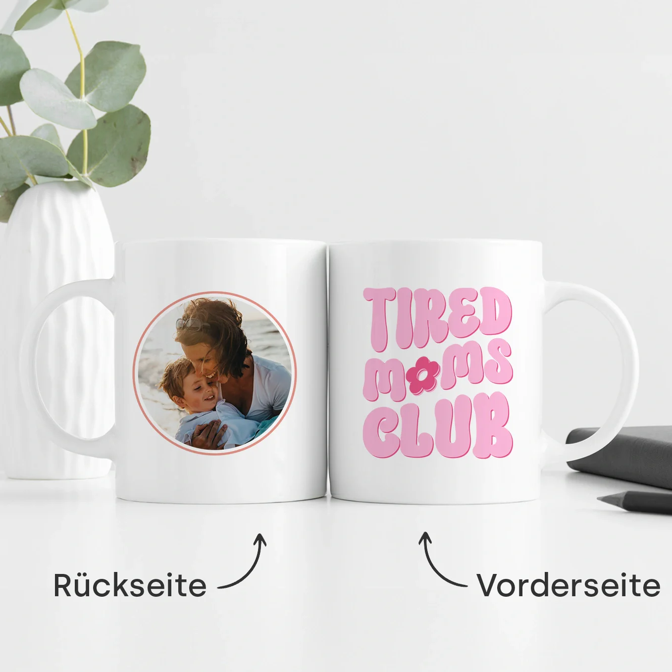 Personalisierte Tasse "Tired Moms Club" - Image 6