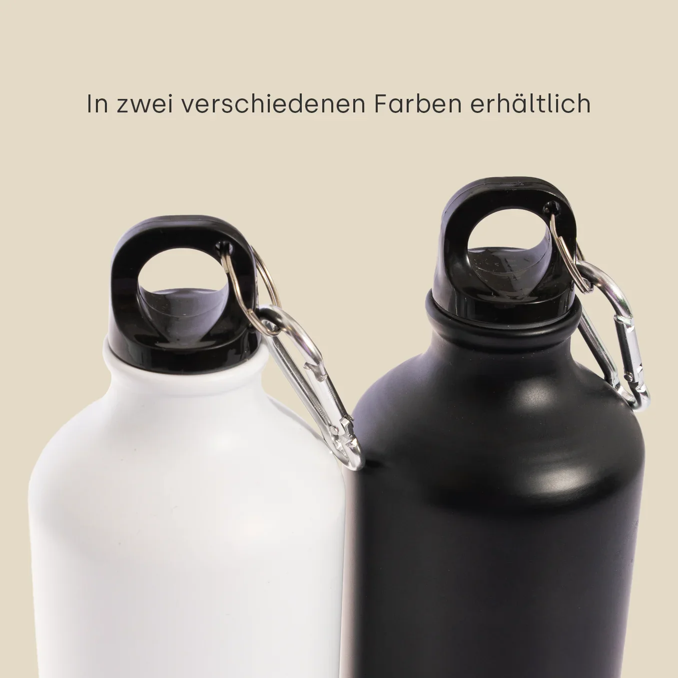 Personalisierte Trinkflasche mit Karabinerhaken "Name" - Image 3