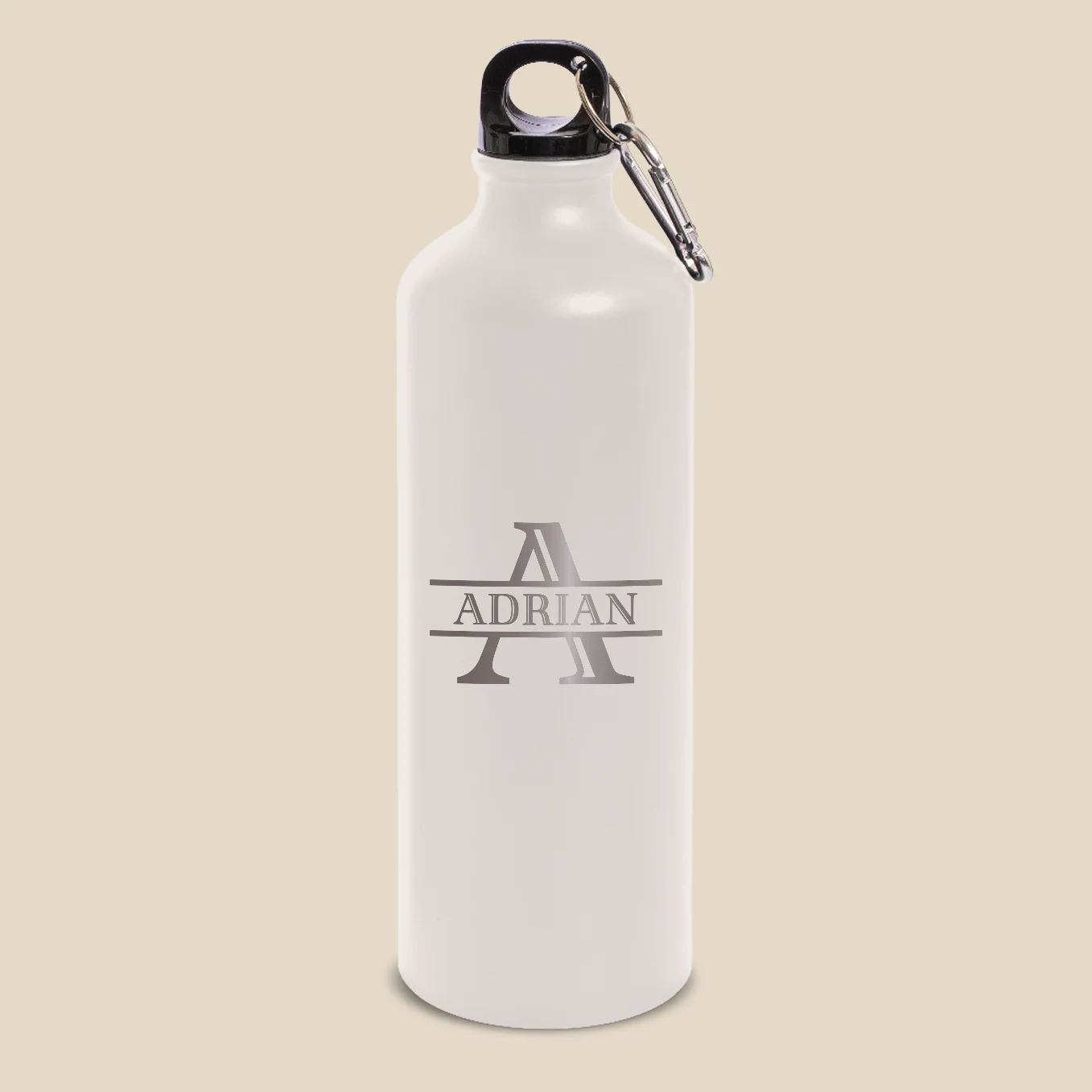 Personalisierte Trinkflasche mit Karabinerhaken "Name" - Image 9