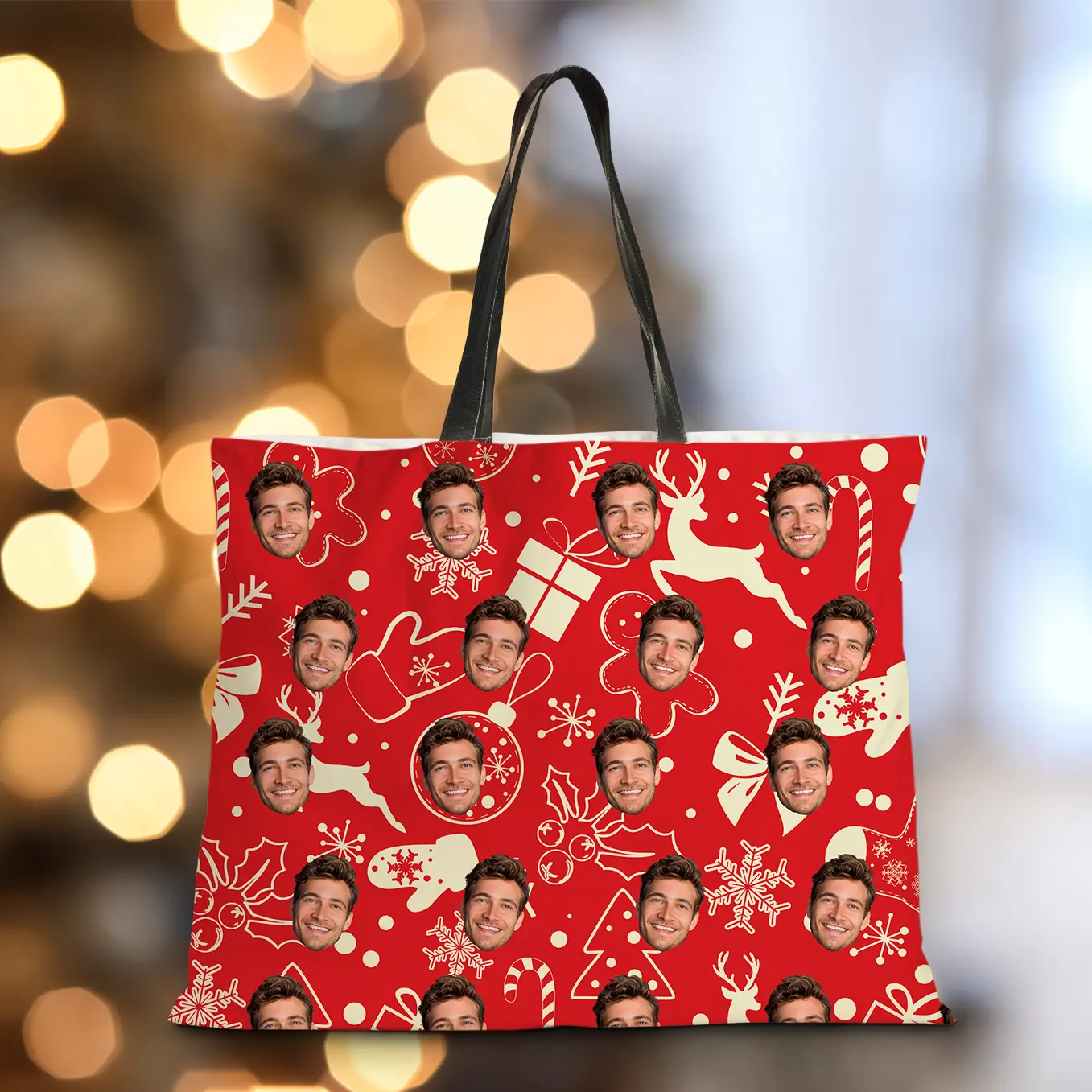 Sac week-end personnalisé "Motif Noël"