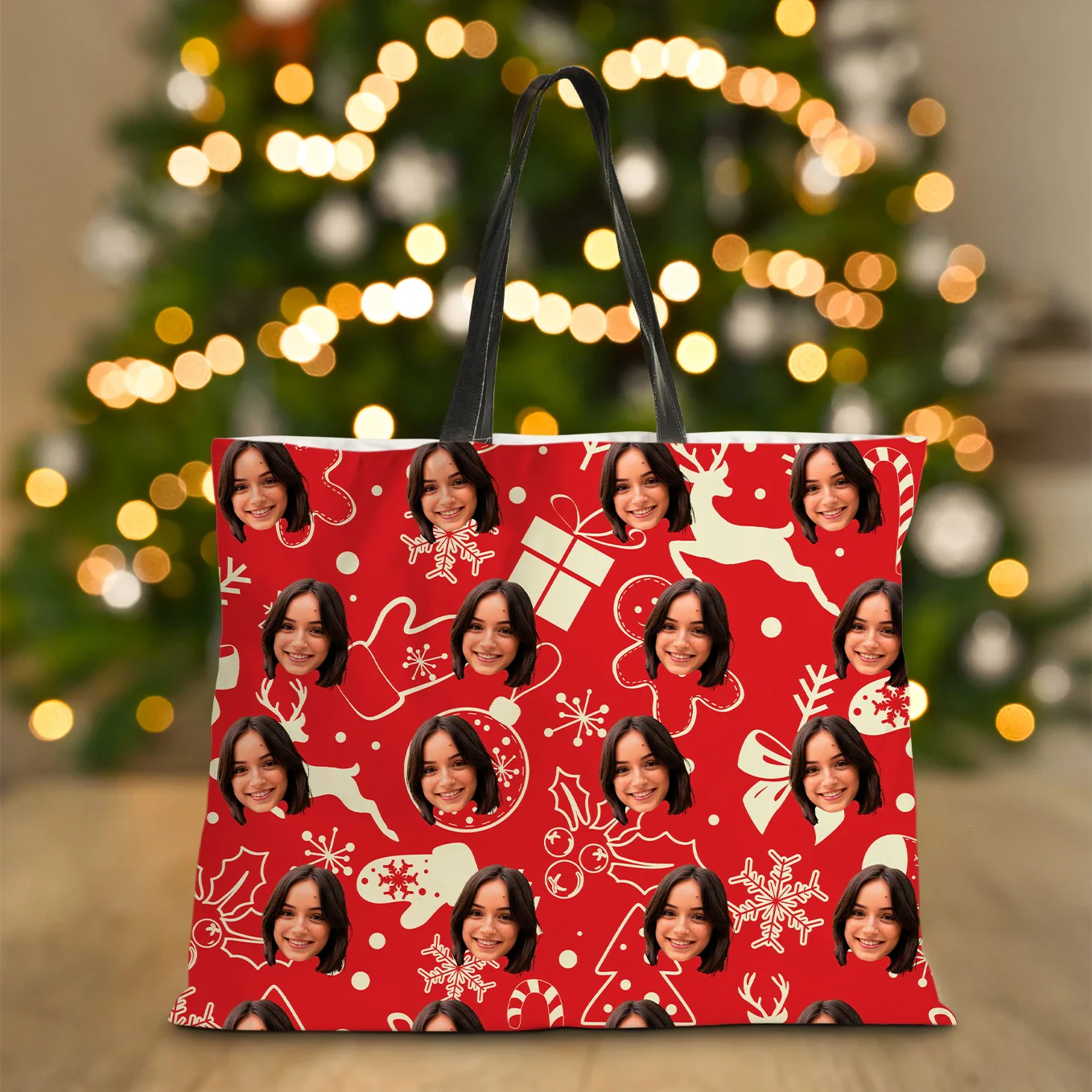 Sac week-end personnalisé "Motif Noël" - Image 3
