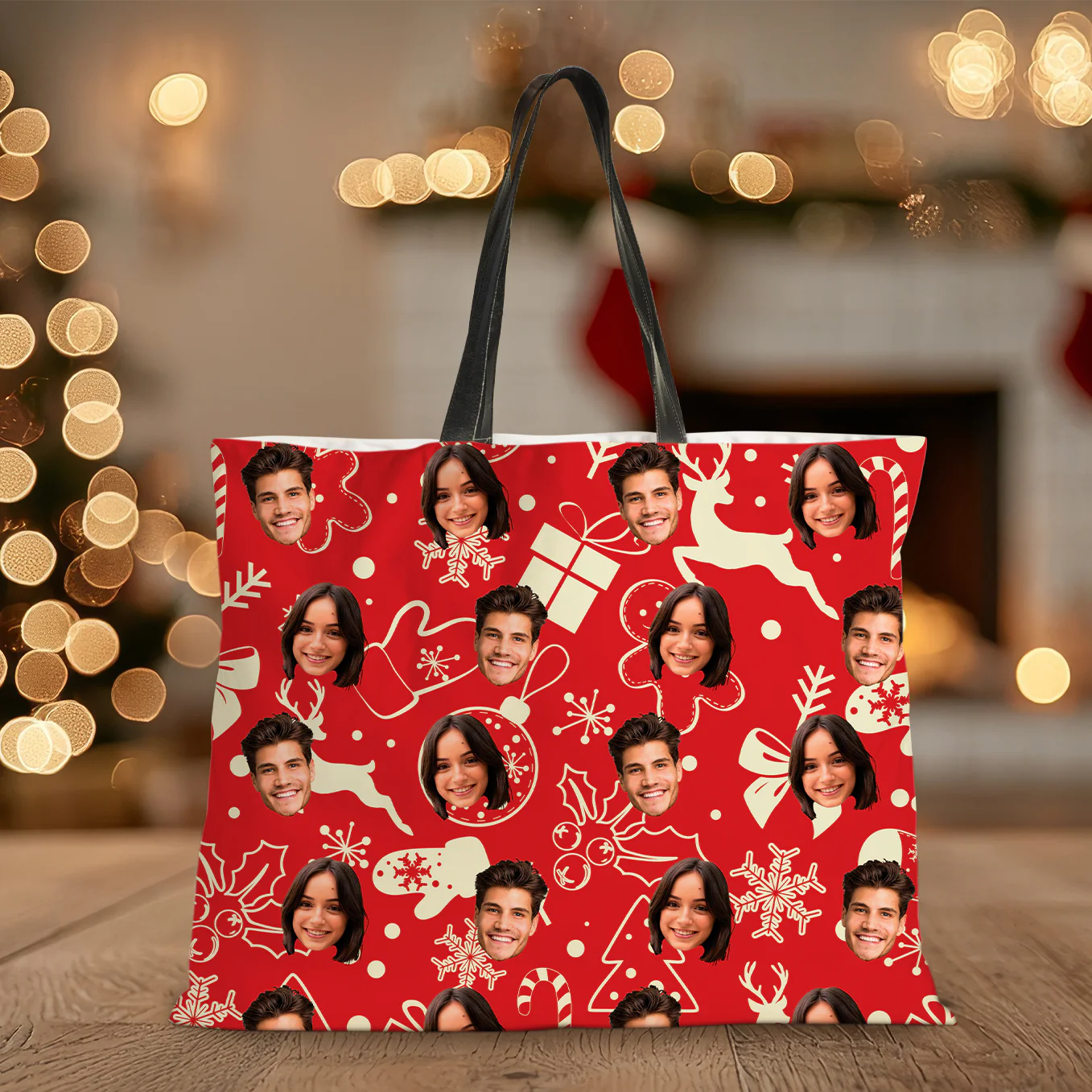 Sac week-end personnalisé "Motif Noël" - Image 4