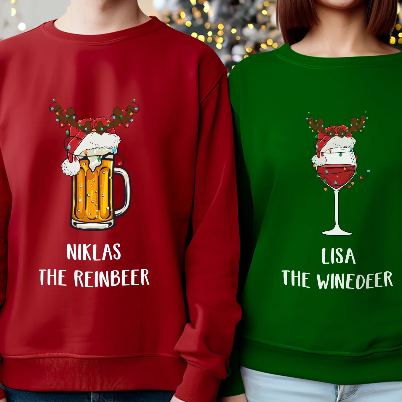 Pull de Noël personnalisé « Reinbeer » - Image 5