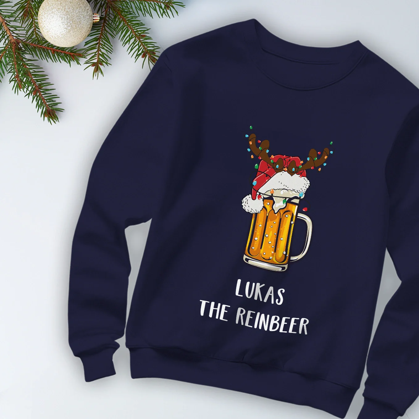 Pull de Noël personnalisé « Reinbeer » - Image 8