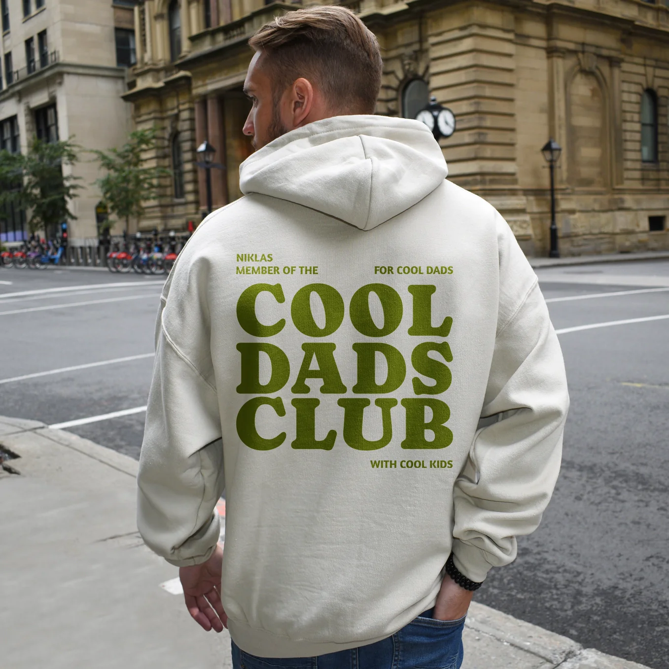 Personalisierter Hoodie "Cool Dads Club"