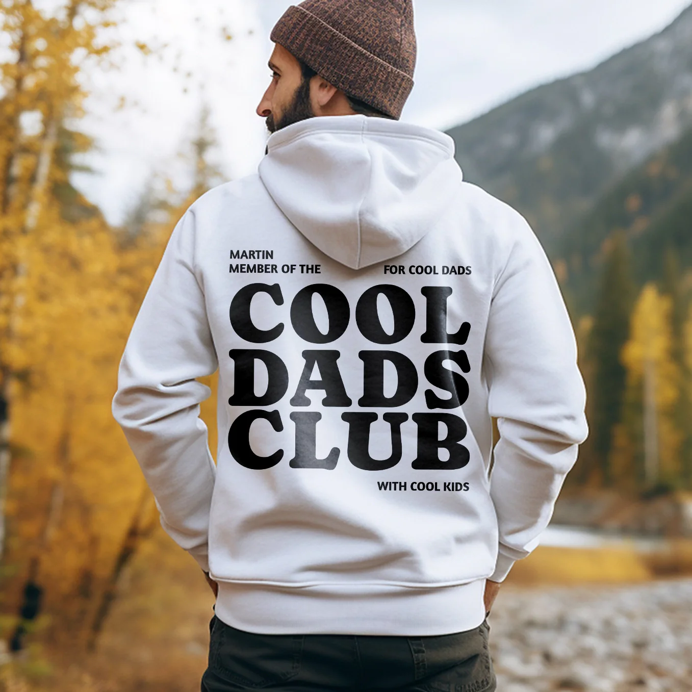 Personalisierter Hoodie "Cool Dads Club" - Image 2