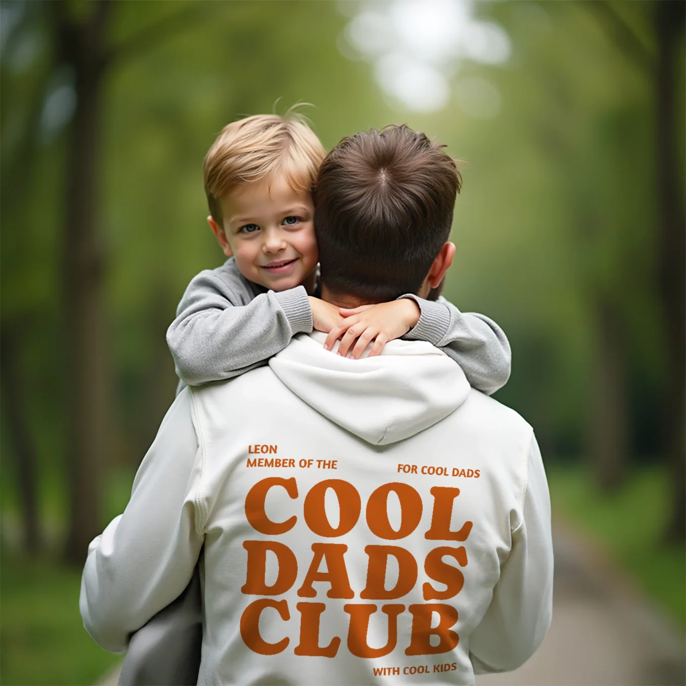 Personalisierter Hoodie "Cool Dads Club" - Image 3